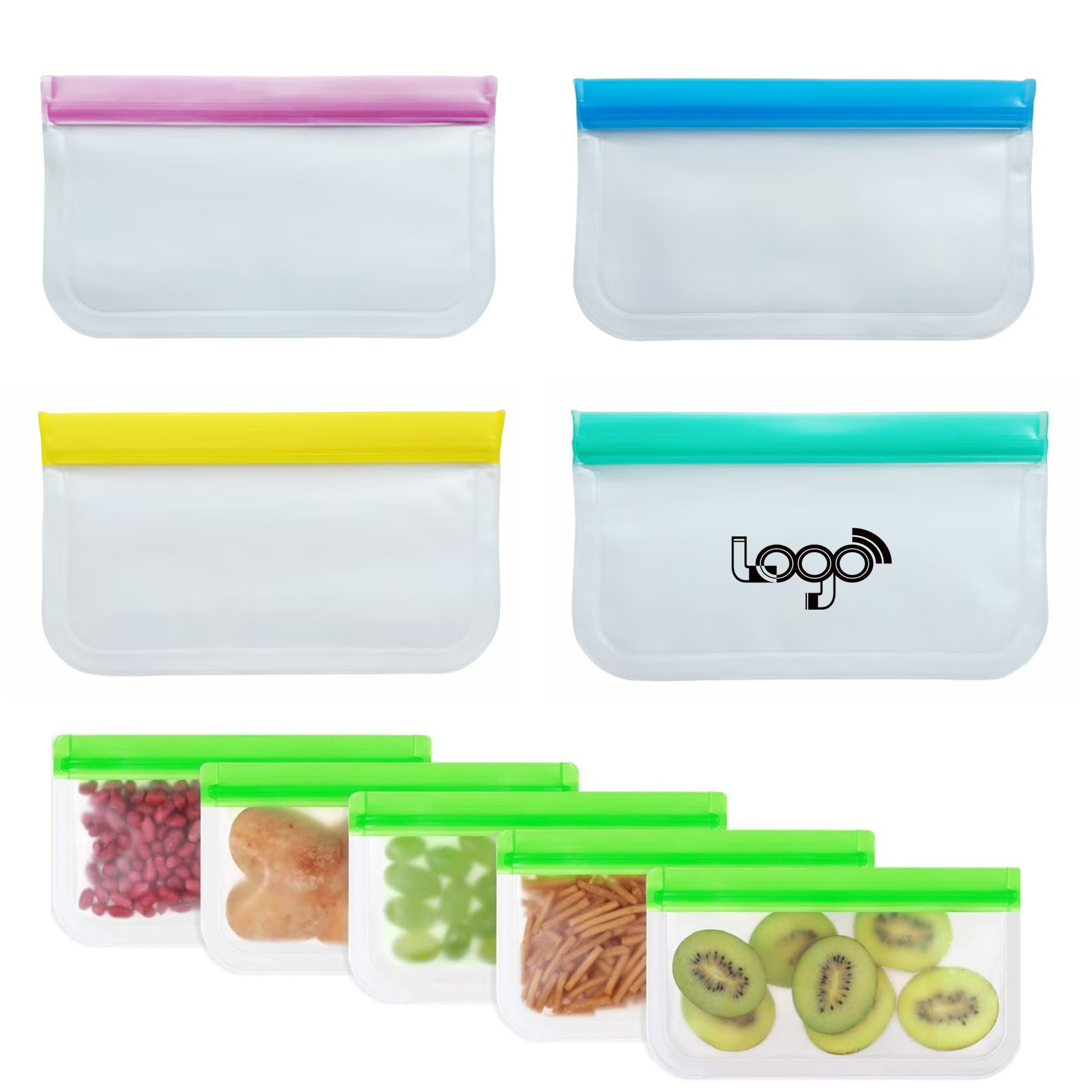 Reusable PEVA Food Storage Bags 1