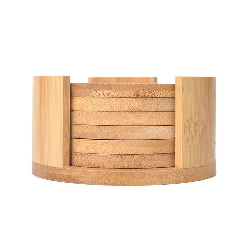 Bamboo Coaster Set 5