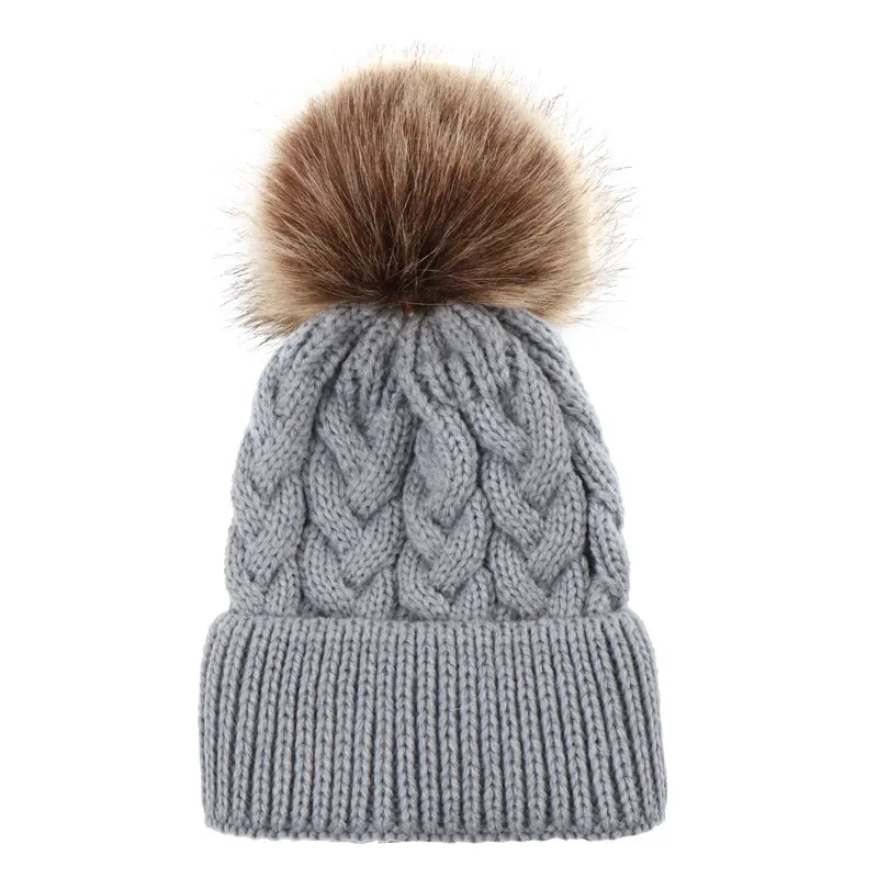 Womens Winter Beanie Cap Knit Soft Warm Hat 7