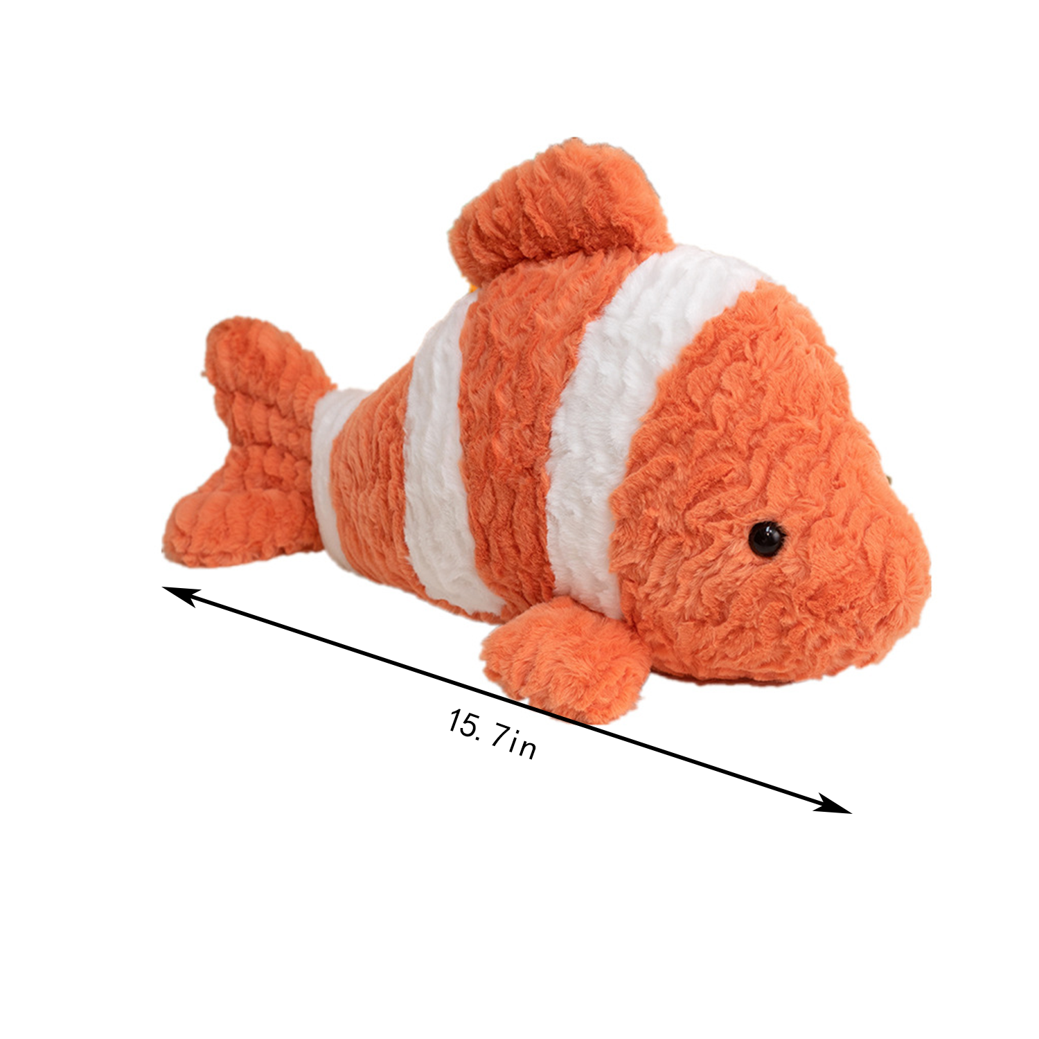 Kids PP Cotton Cute Clown Fish Plush Stuffed Toy 5