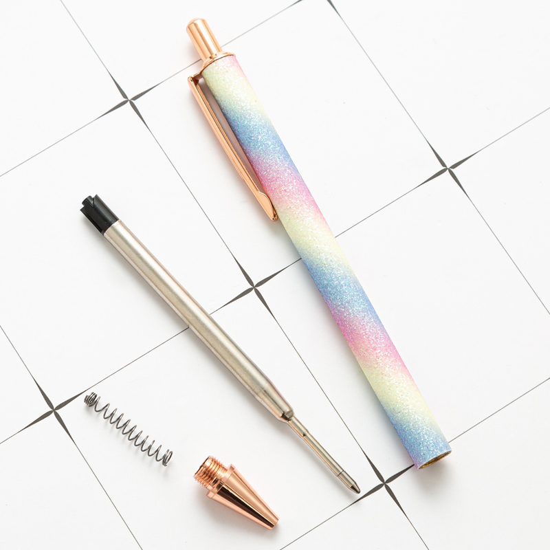 Bling Click Action Metal Ballpoint Pen 3