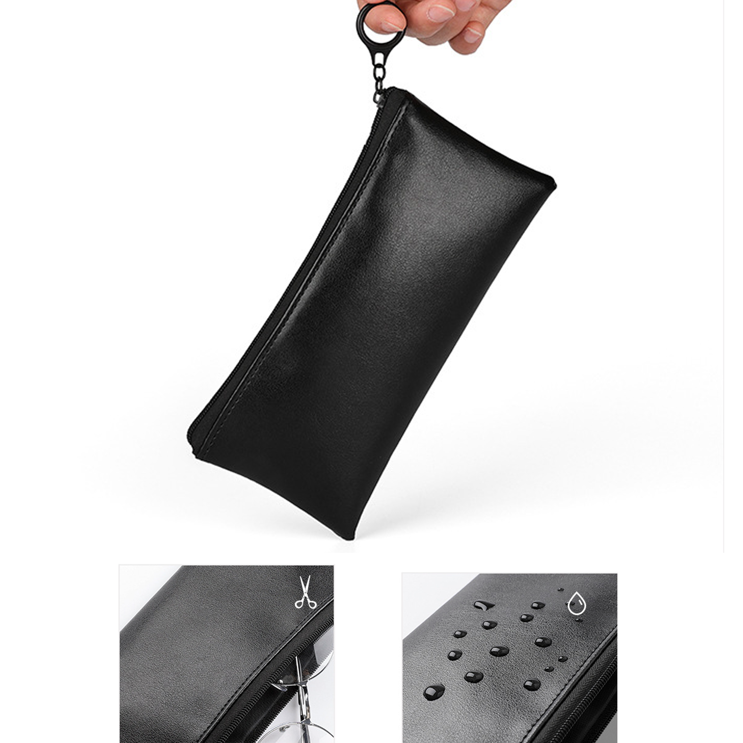 Imitation cowhide learning supplies storage bag 5