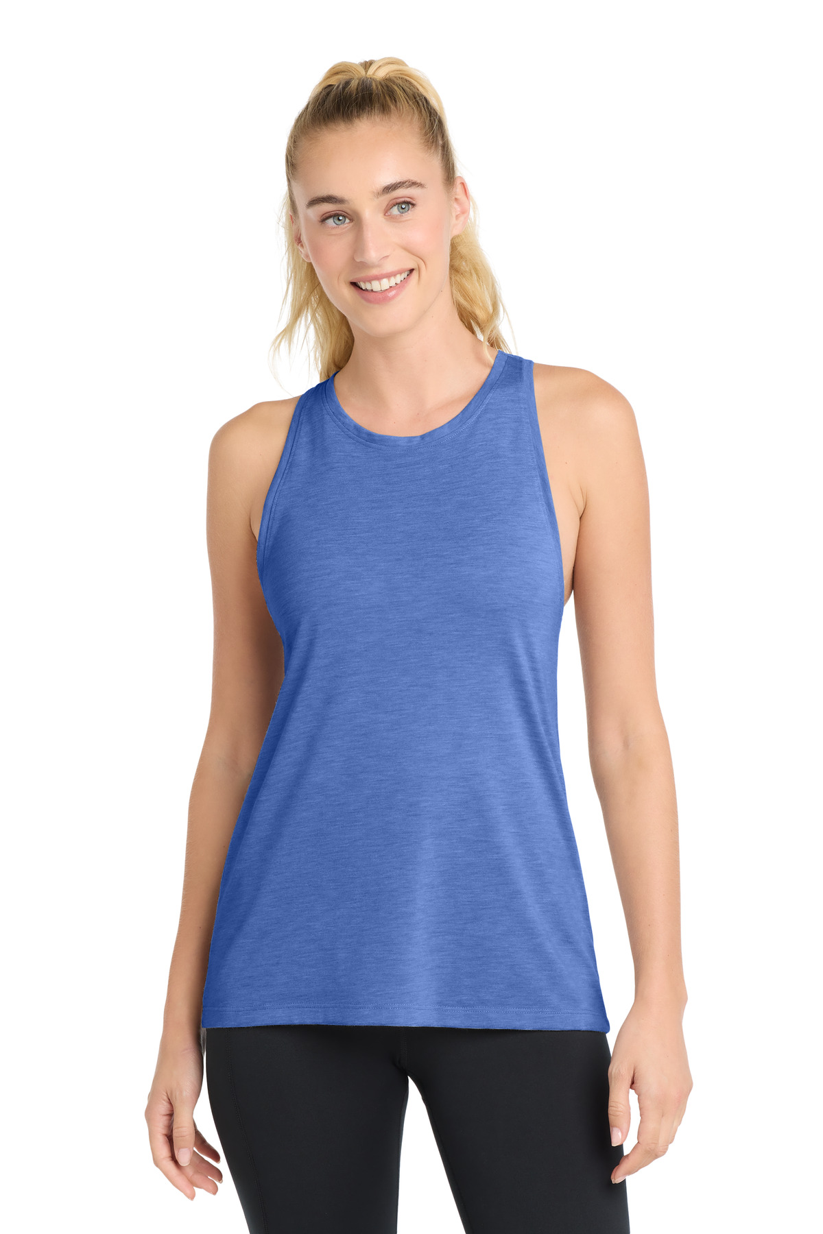 Sport-Tek Women's PosiCharge Tri-Blend Wicking Tank. LST402 15
