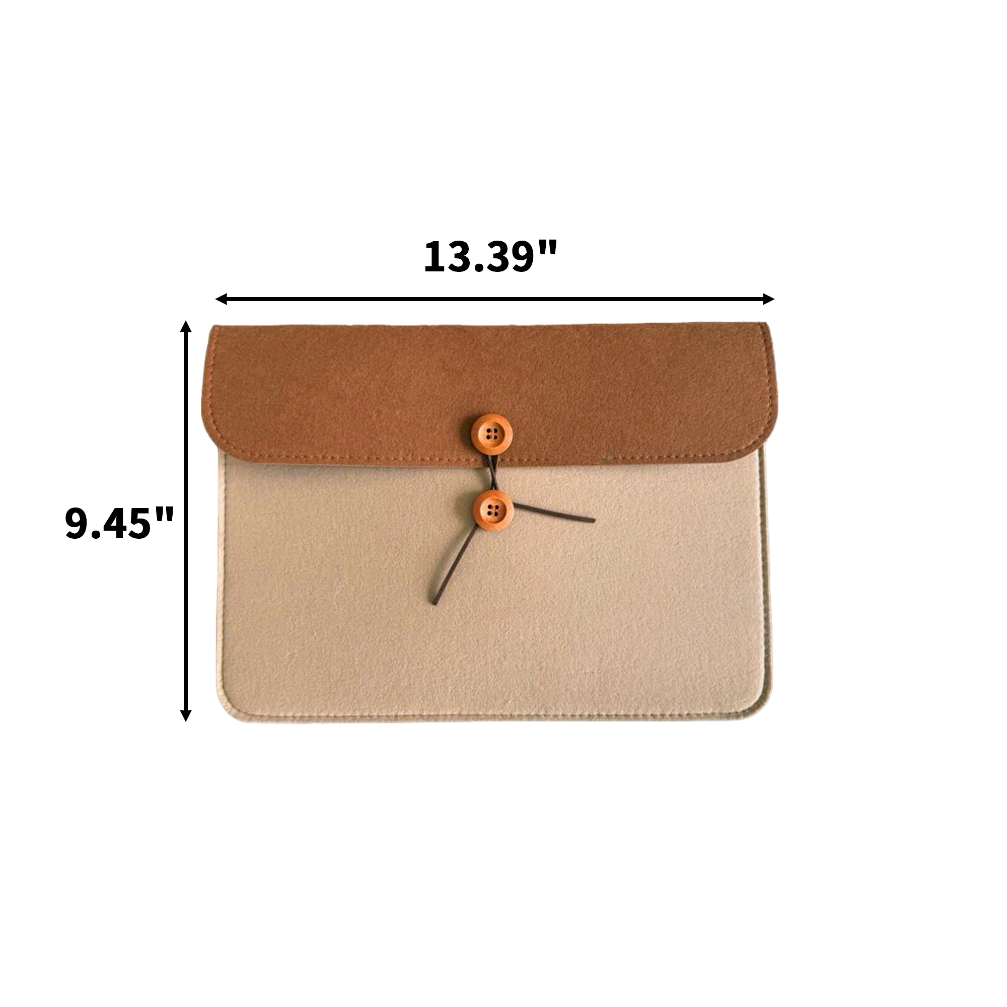 Felt A4 Document Pouch 13.39 x 9.45" 2