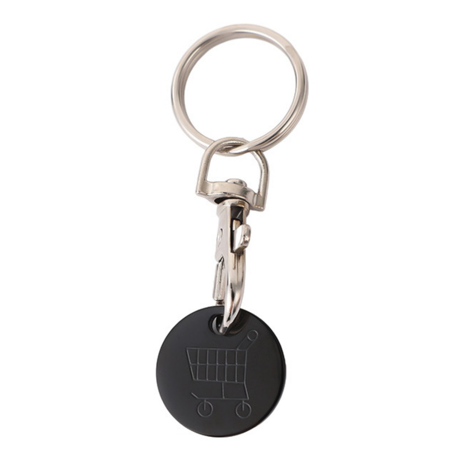 Stainless Steel Shopping Cart Token Keychain 3