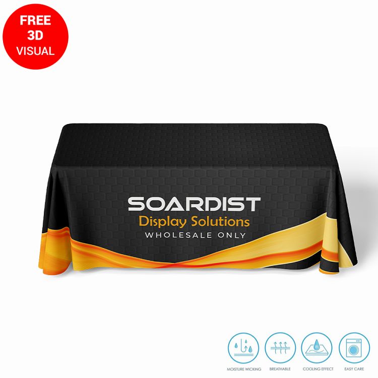 Premium 6' Table Throw 4-Sided (Full-Color Full Bleed) 5