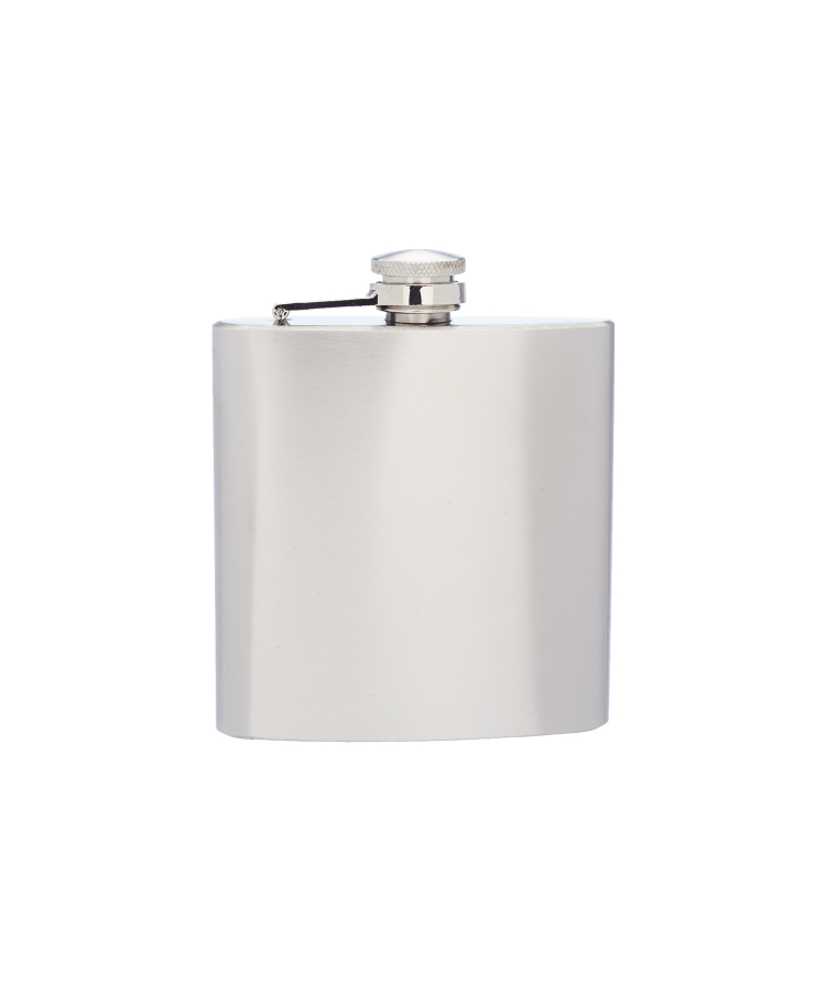 Union Printed - 6 oz. Murano Stainless Steel Hip Flasks 1