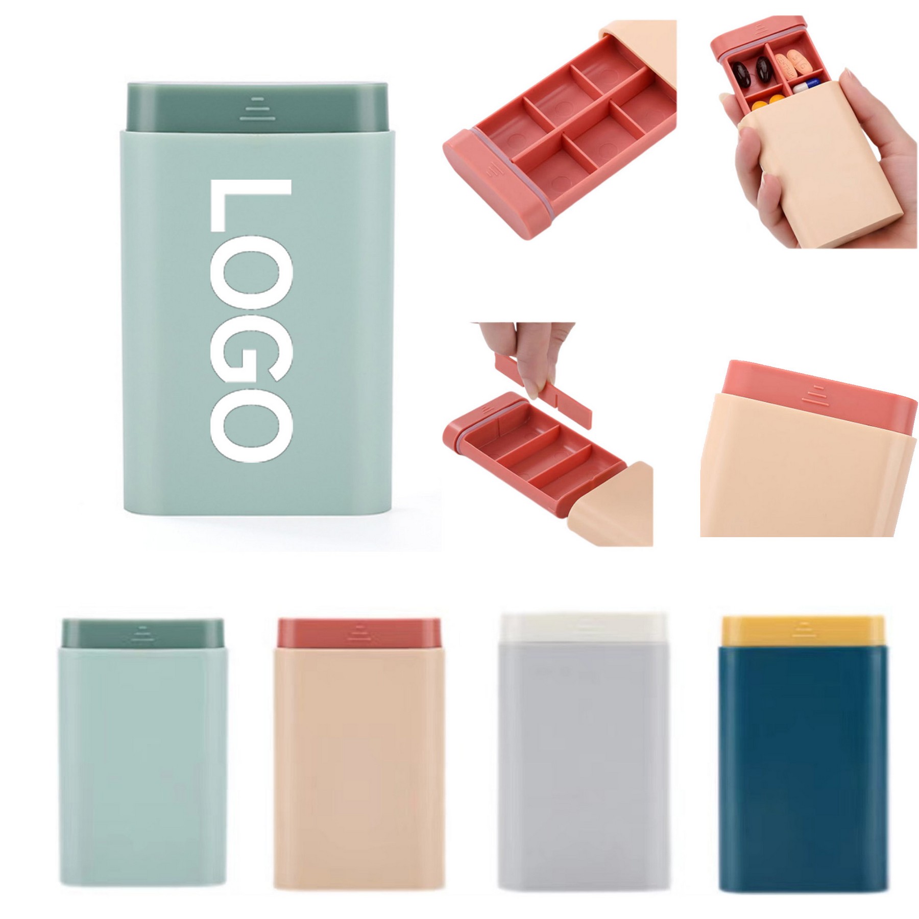 Portable Daily Pill Case