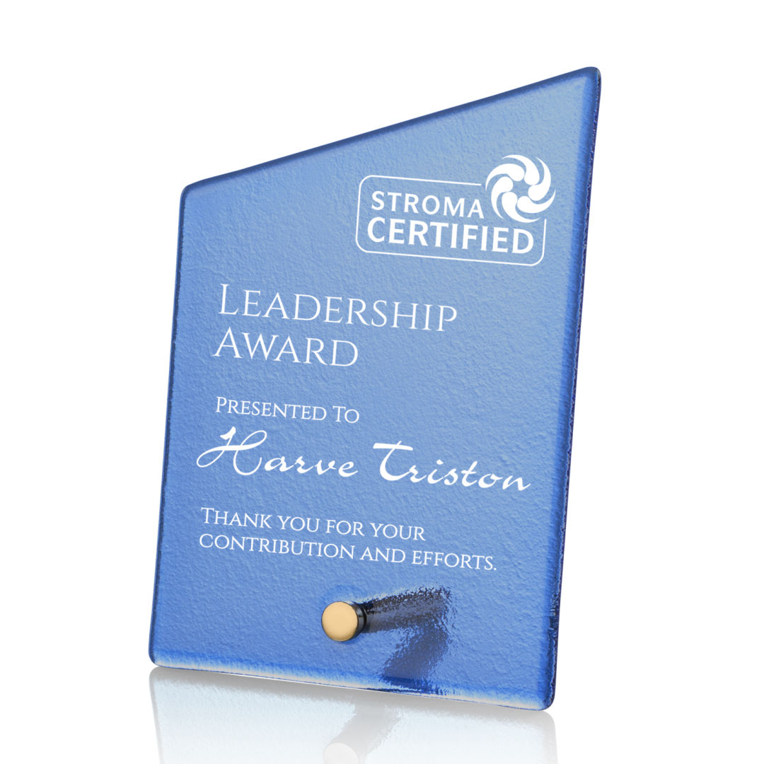 Atchison Blue Slant Award - Gold 1