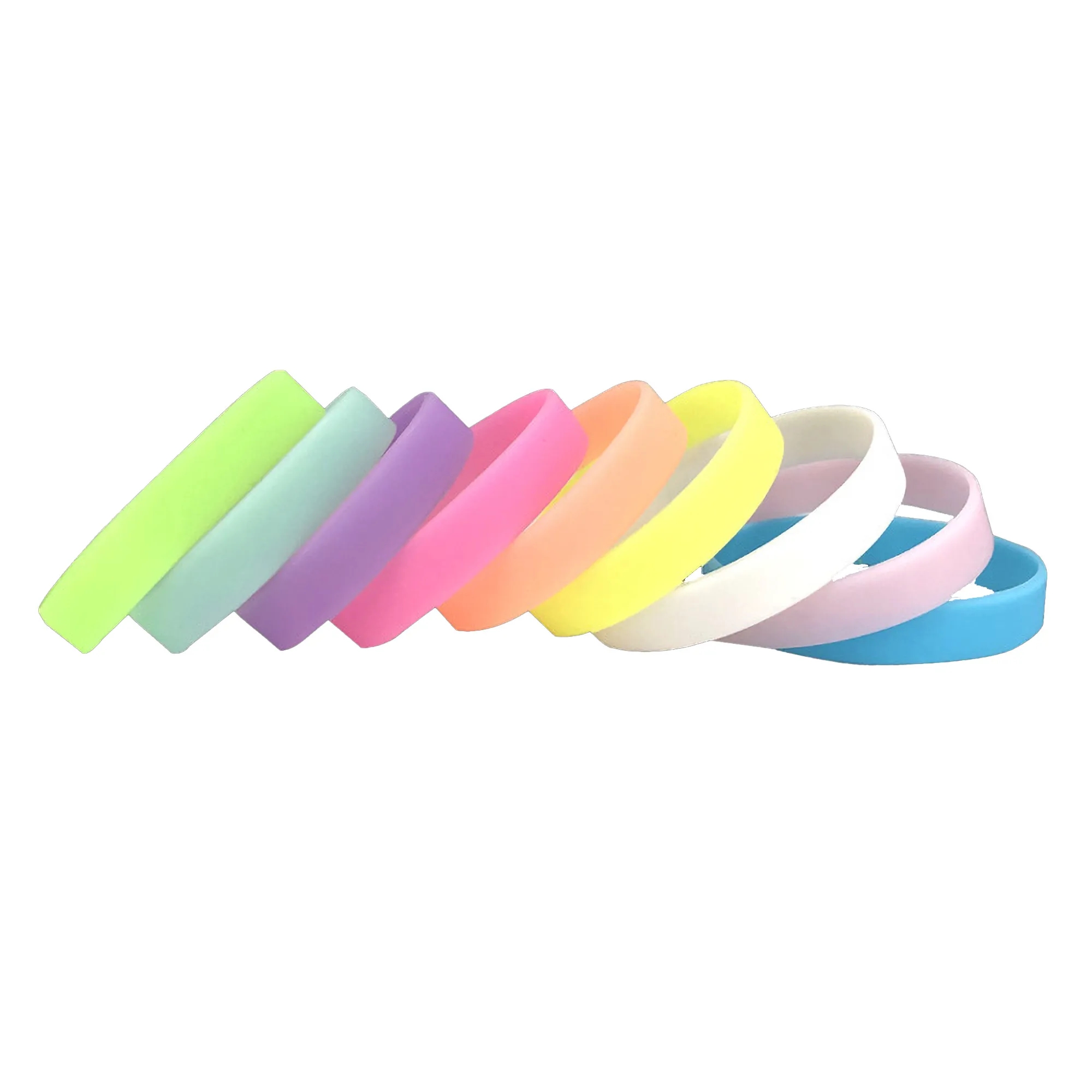 Glow-in-the-Dark Silicone Bracelet Sports Parties 1