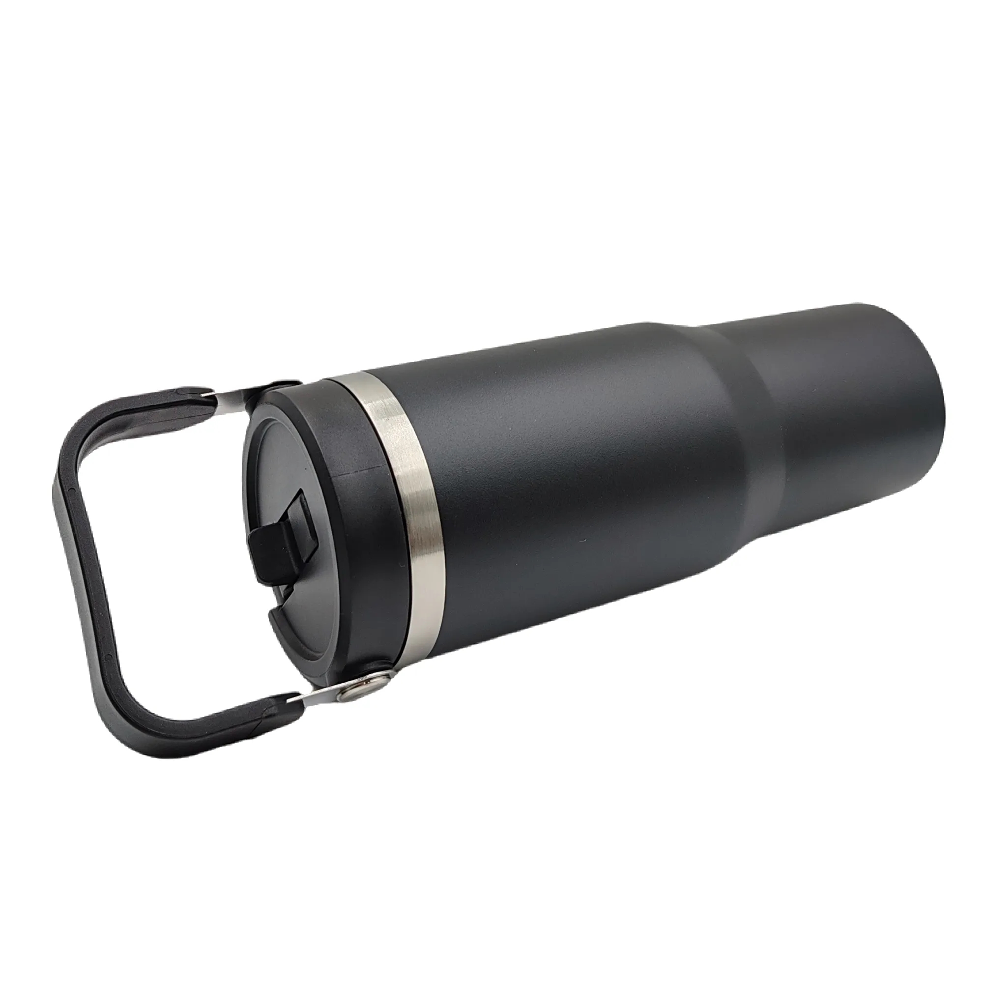 30oz. Stainless Steel Insulated Mug with Handle and Built-In 7