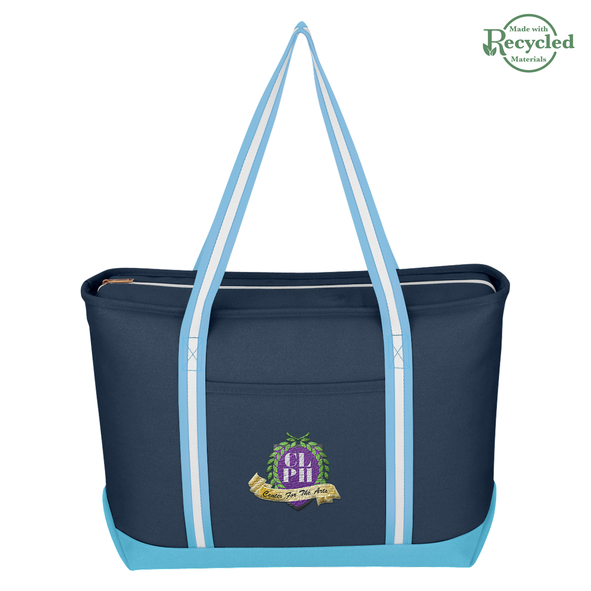Large Cotton Canvas Admiral Tote Bag, custom tote bag with logo imprint 35