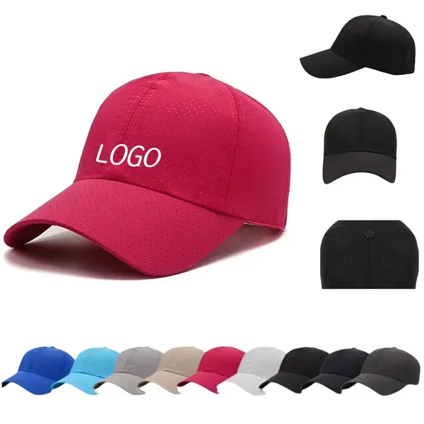 Quick-Drying Solid-Color Baseball Cap 6