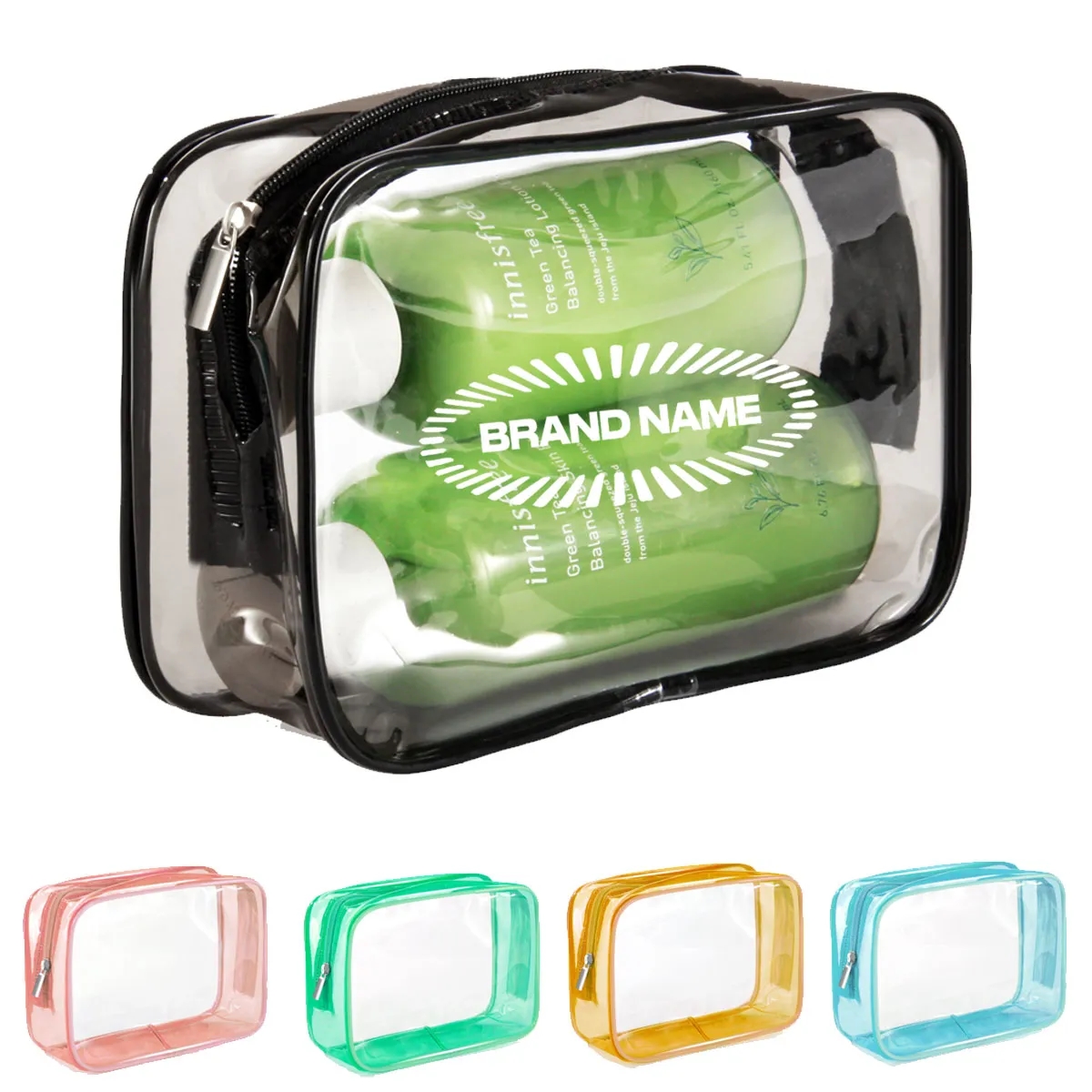 In Stock Clear Cosmetic Makeup Toiltery Organizer Bath Bag 2