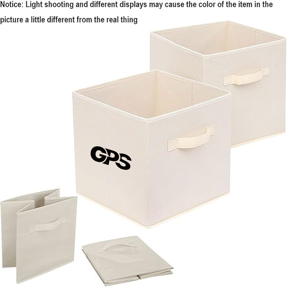 Collapsible Non-Woven Storage Cubes Boxes 3