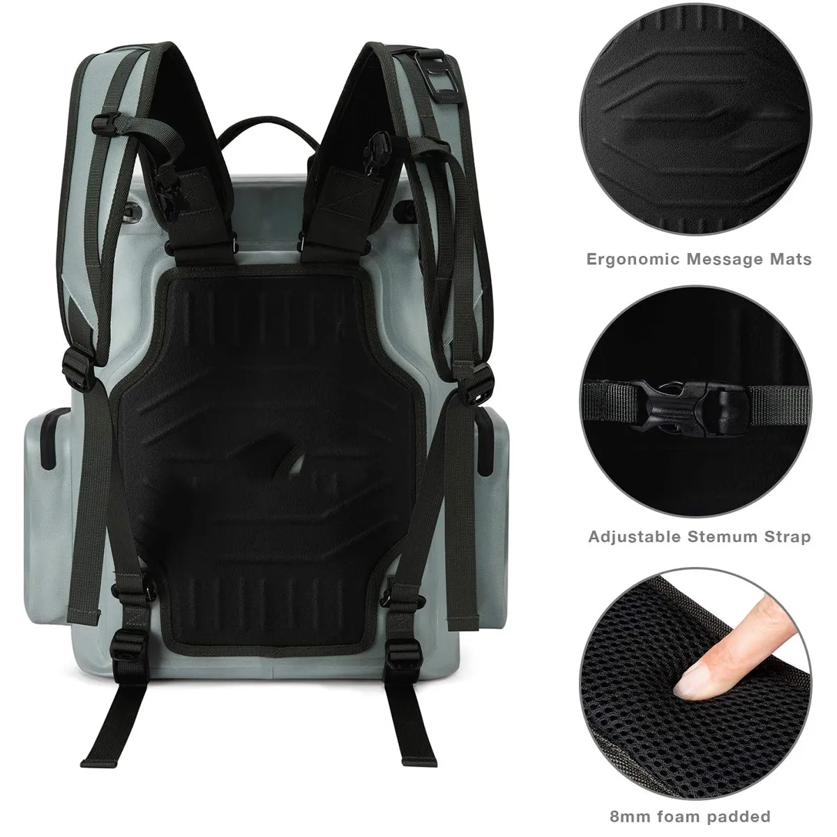 21L Luxury Large Capacity Insulated Soft Cooler Backpack 7