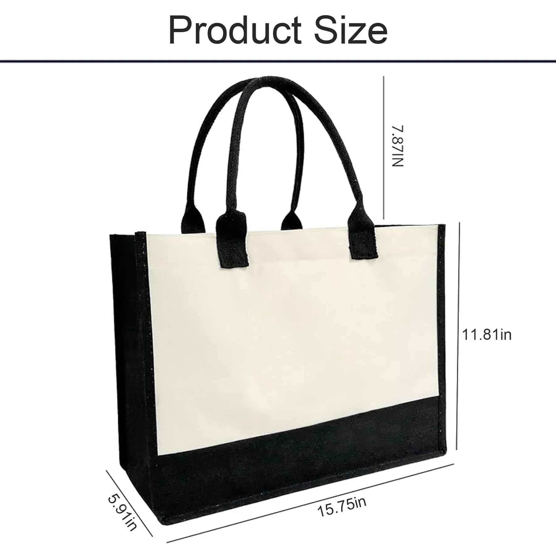 Personalized Canvas Tote Present Bag 8