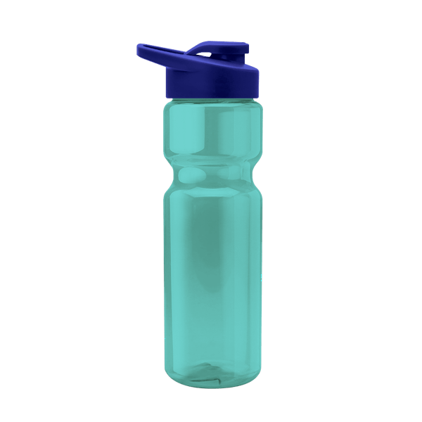 Blazer 28oz Transparent Bike Bottle w/Drink-thru Lid 2696