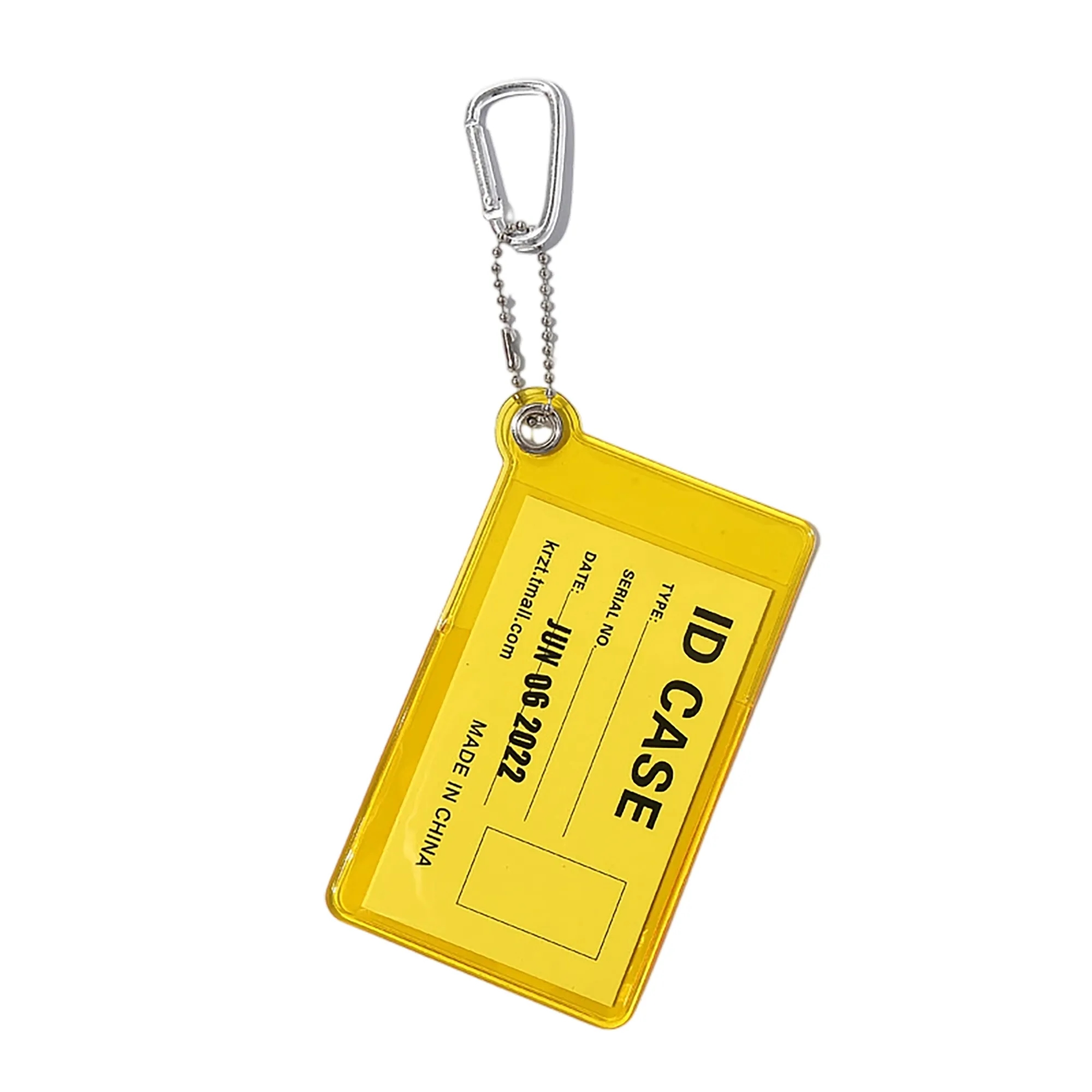 Transparent Vibrant ID Holder 12