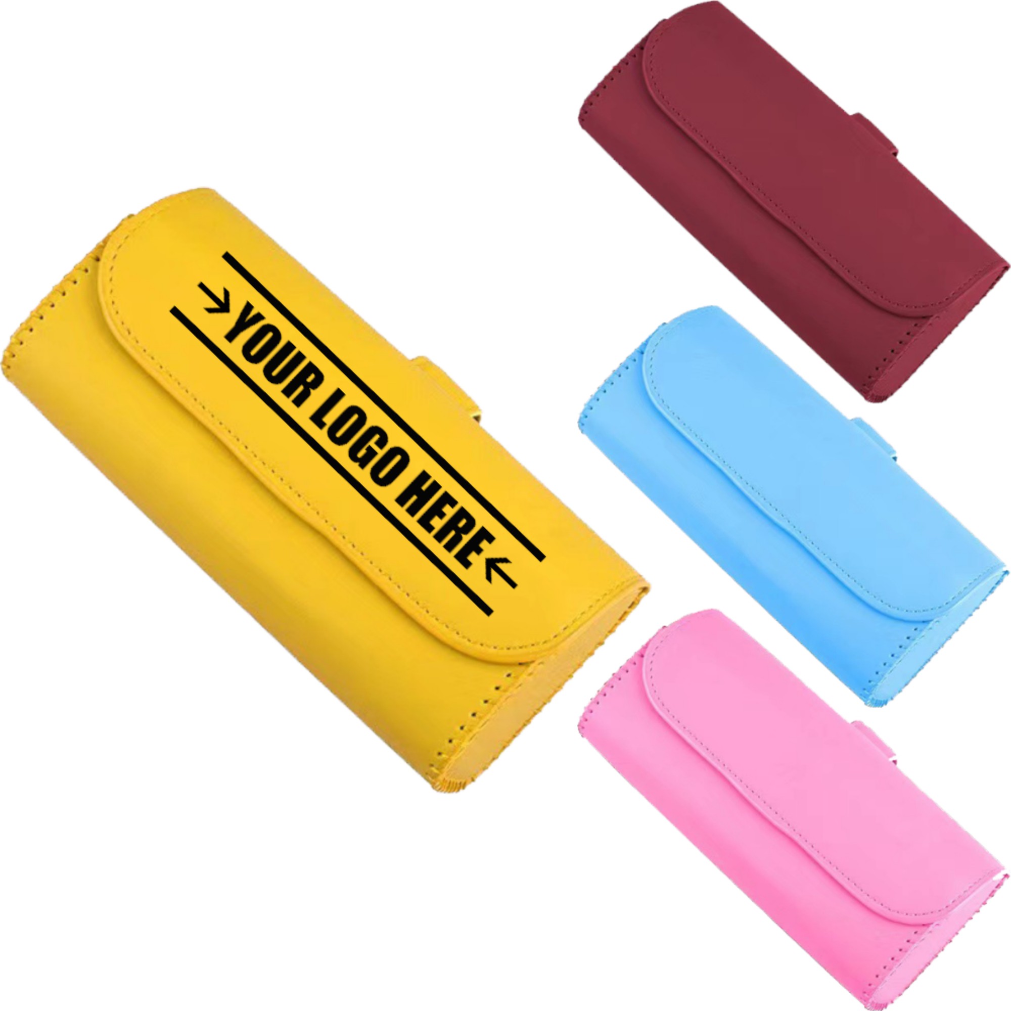 Vehicle-Mounted Sunglasses Holder Bag 2