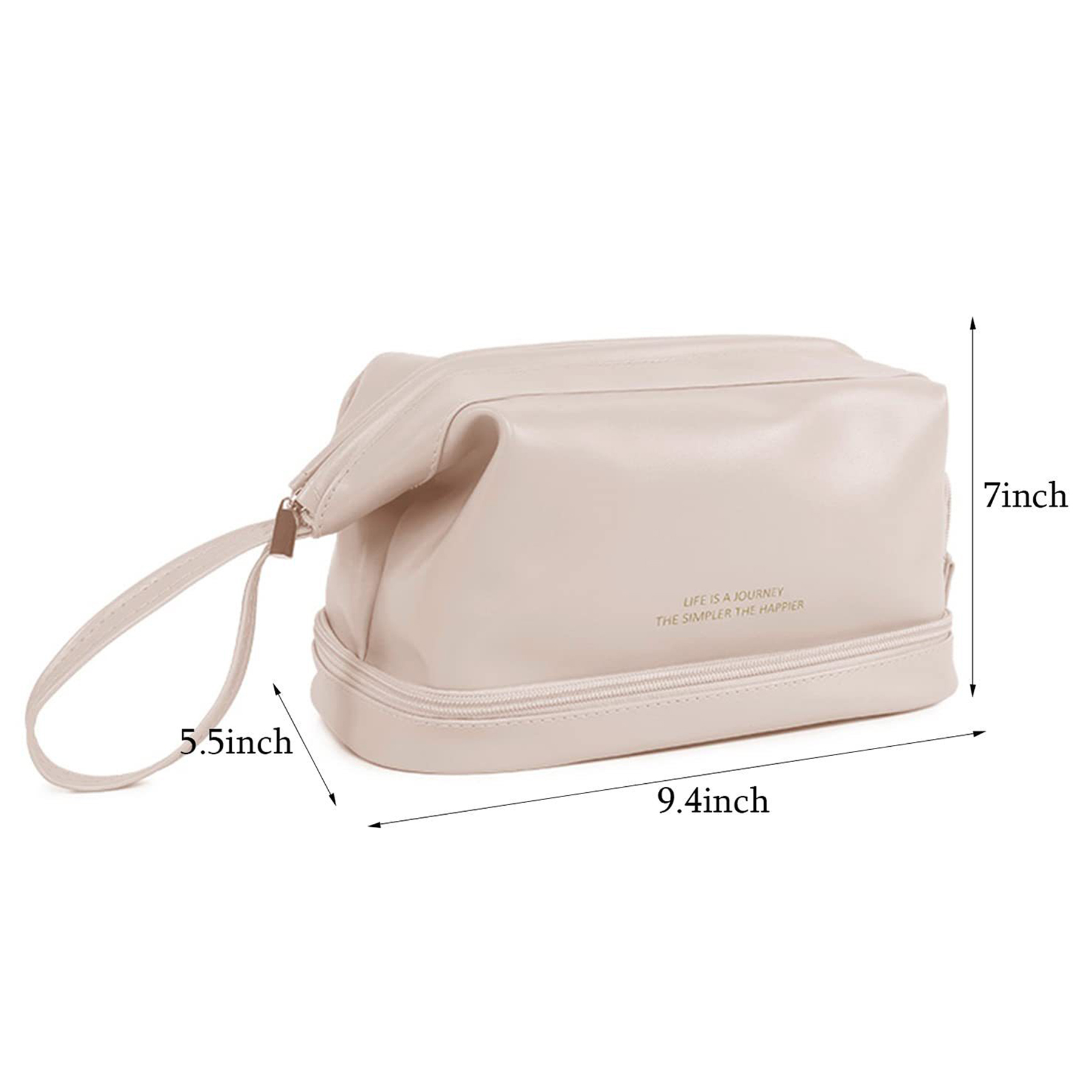 PU Leather Large Capacity Travel Cosmetic Bag for Women 6