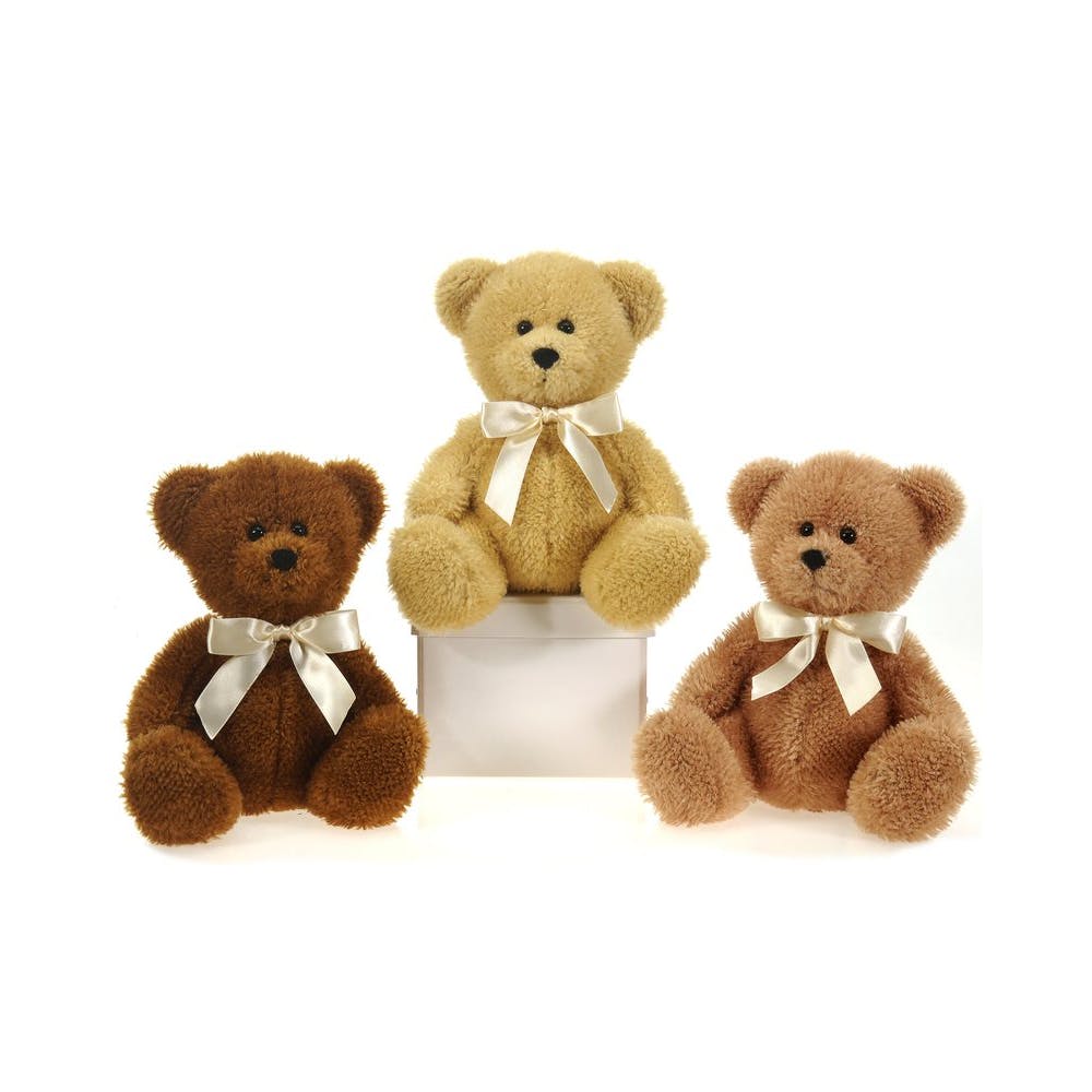 Teddy Bear Plush Toys - Bowtie Assorted 9" 2