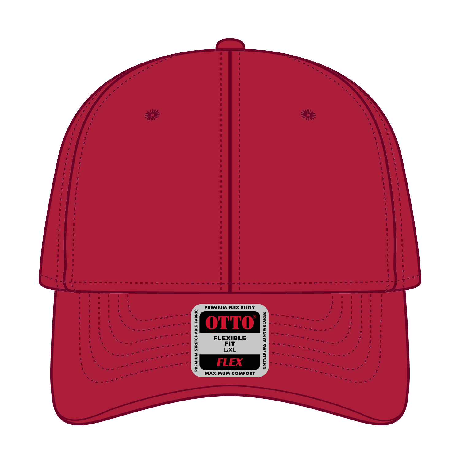 OTTO CAP® OTTO FLEX® Fitted 6 Panel Low Profile Baseball Cap 27