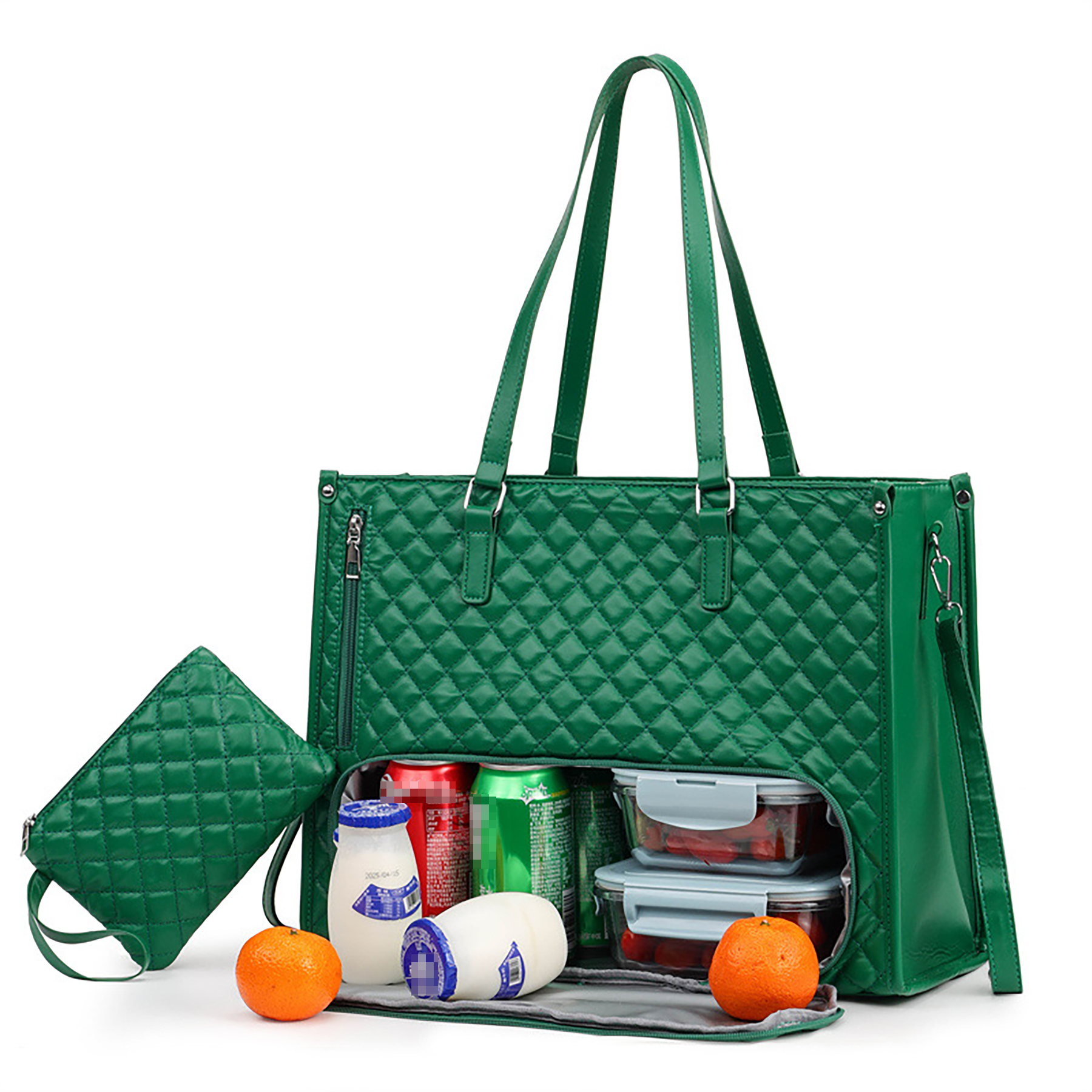 PU leather Lunch Tote Bag 8
