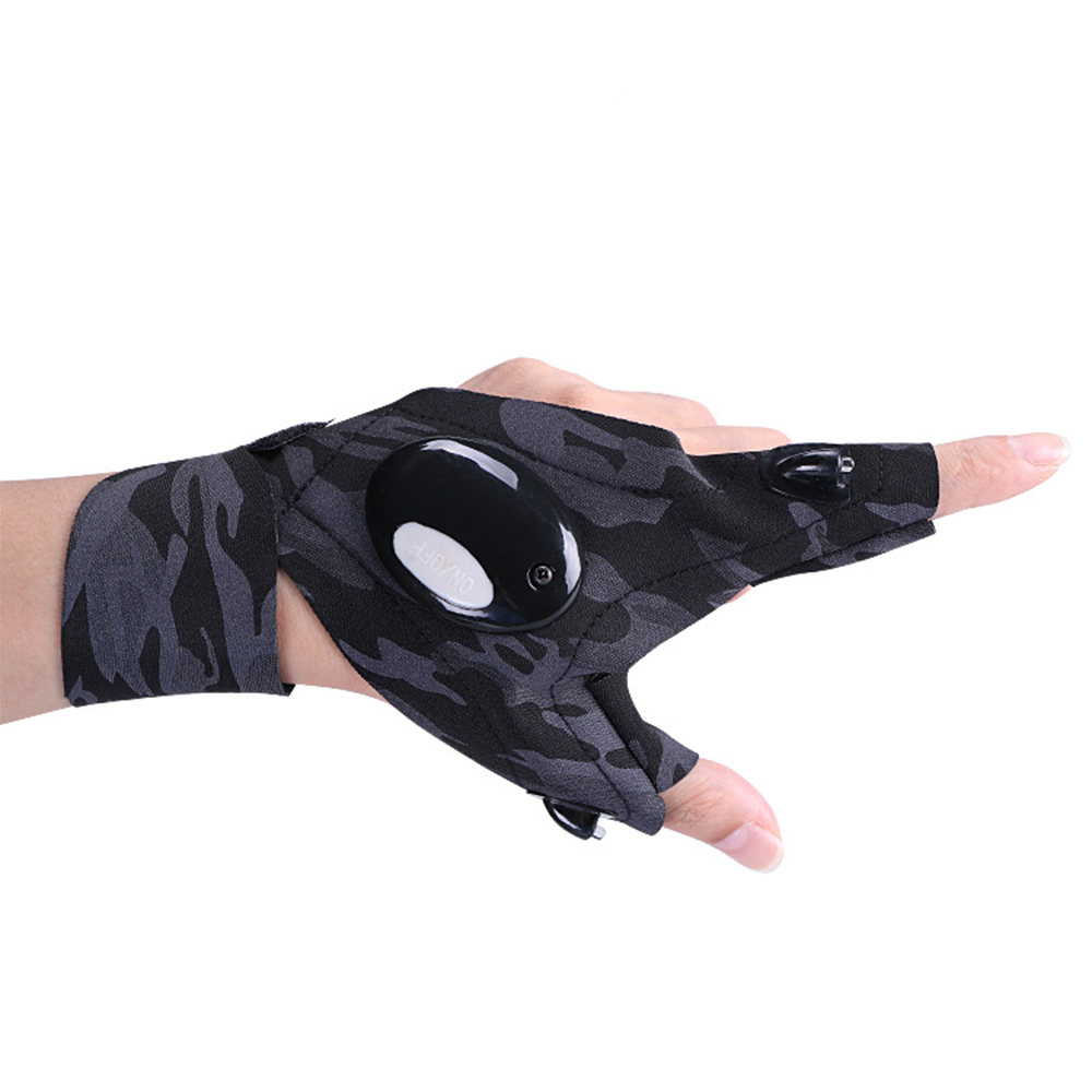 LED fishing gloves repair lighting finger light 1