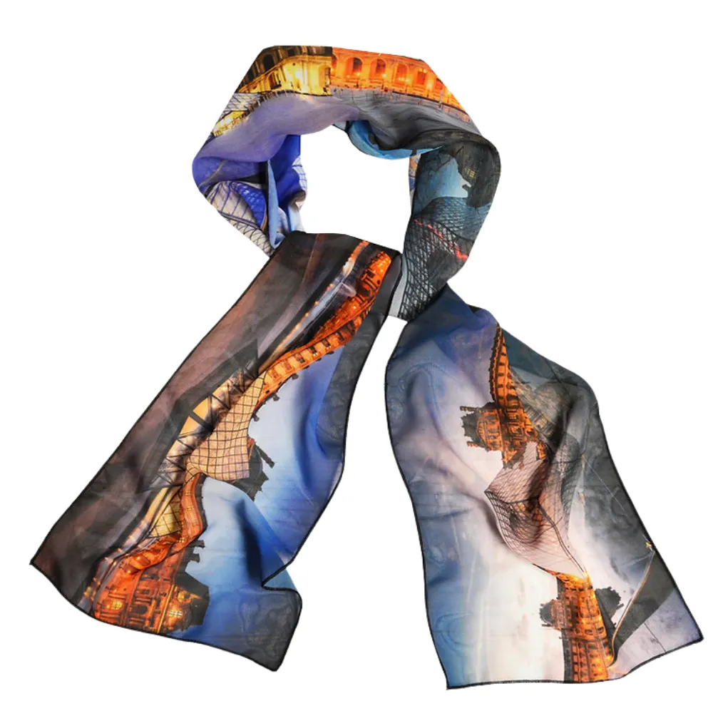 Full-Color Customized Chiffon Scarf 7