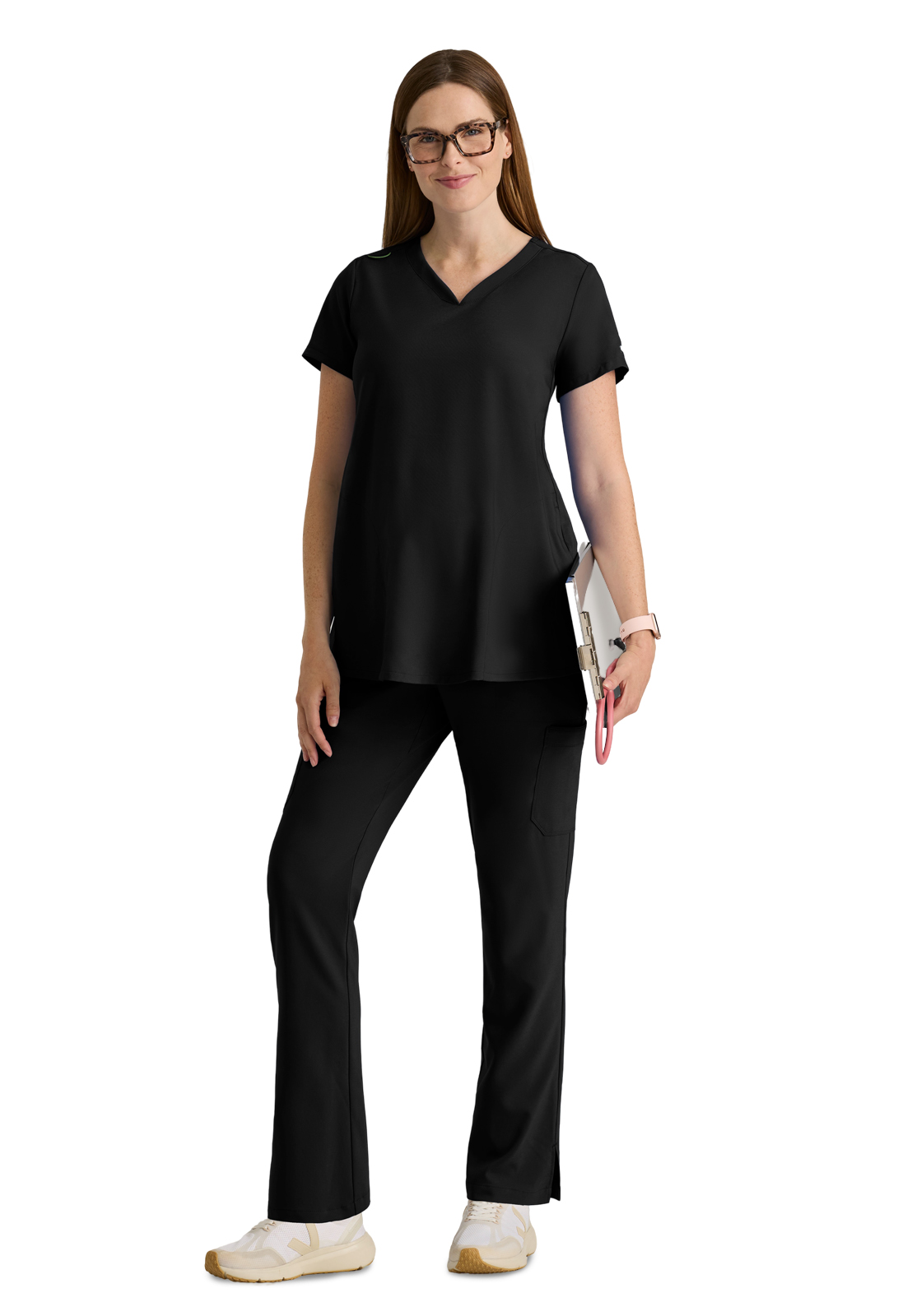 Grey's Anatomy Evolve Stretch - Women's Six-Pocket Promise Maternity Scrub Pant 8