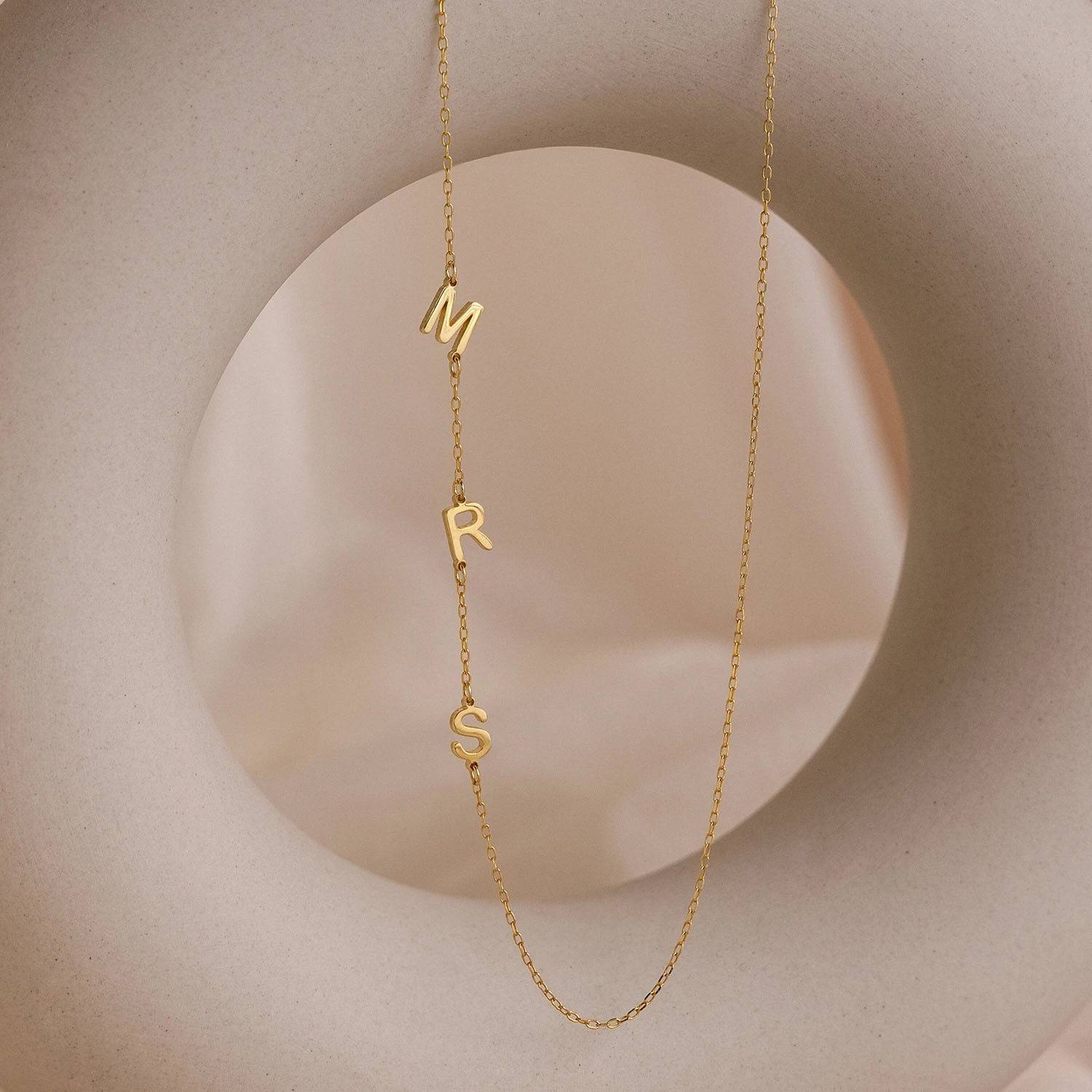 Personalized Initial Necklace 4