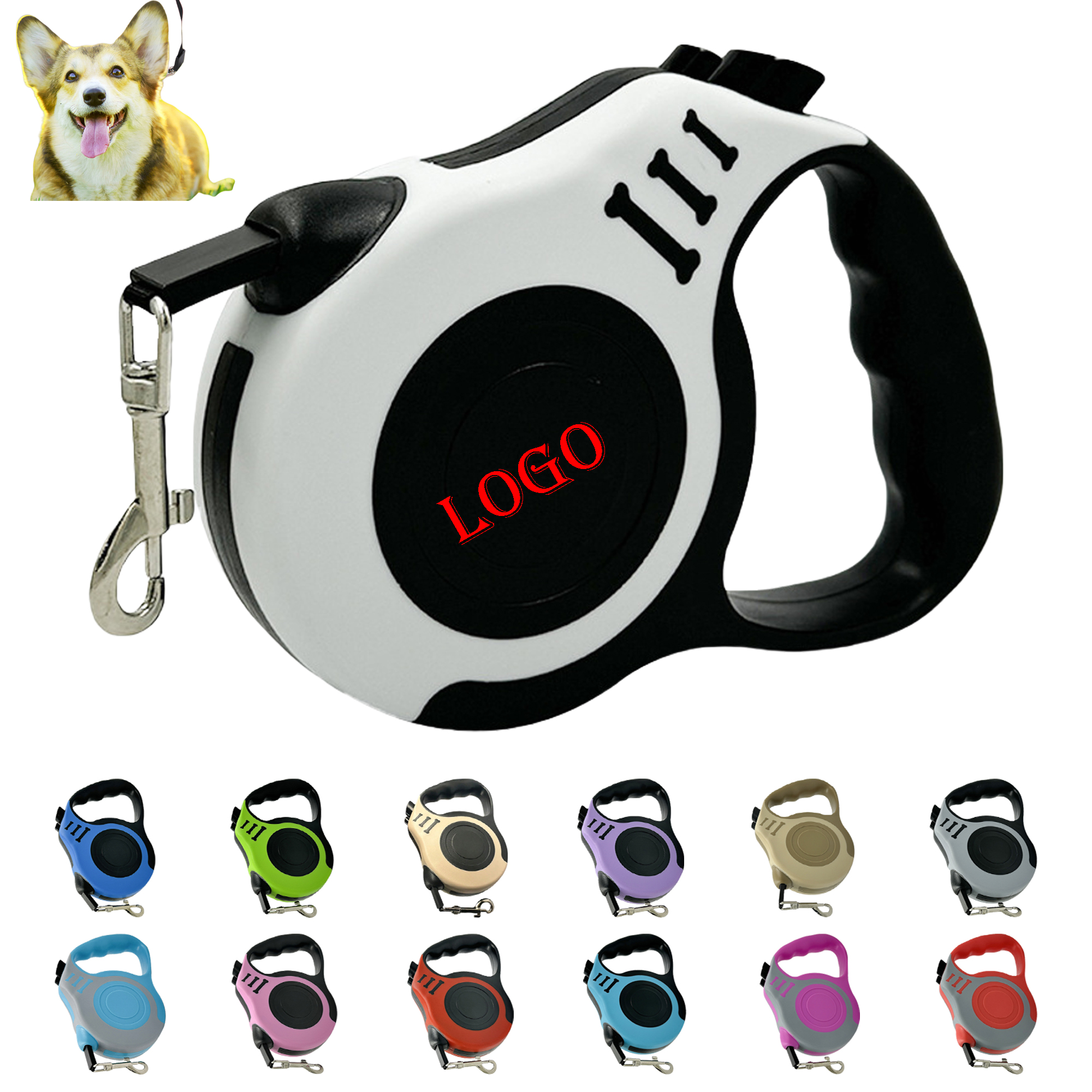 Ergonomic Handle Dog Leash - Pressure Relief Grip & Anti-Slip Control 2