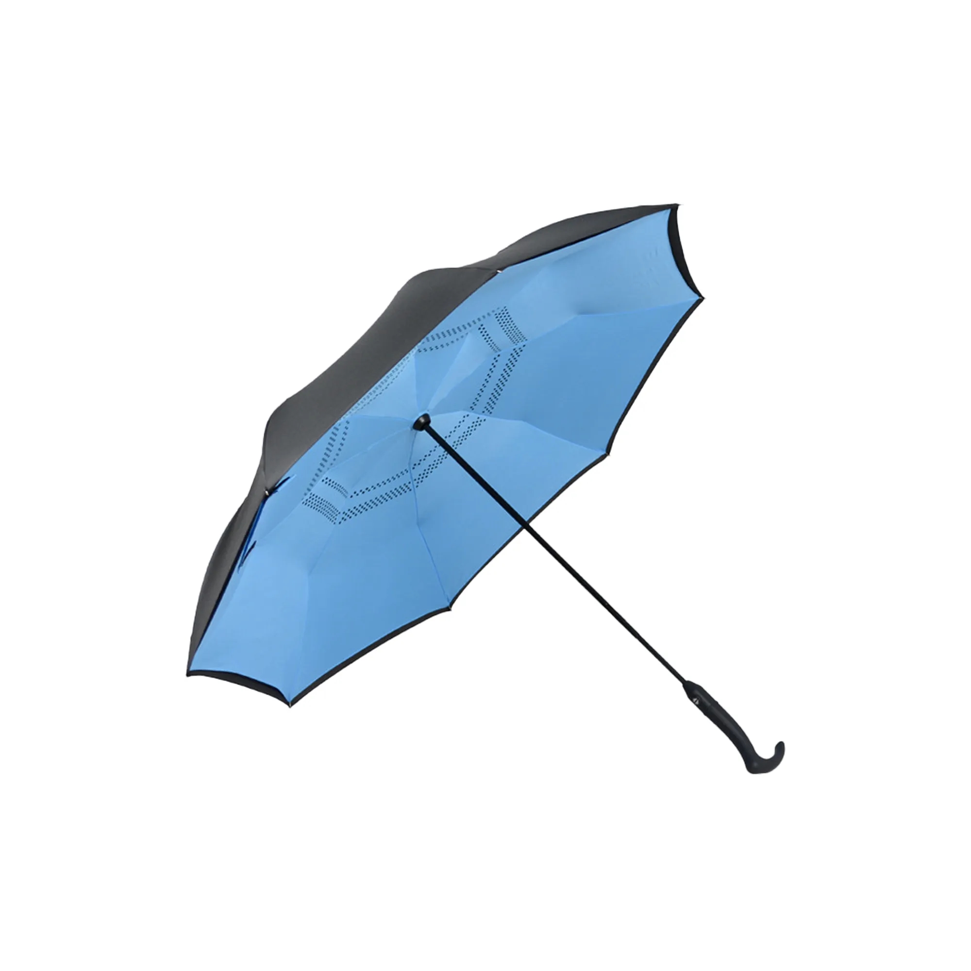 44" Inverted Automatic Umbrella With Hook Handle MOQ10pcs 2