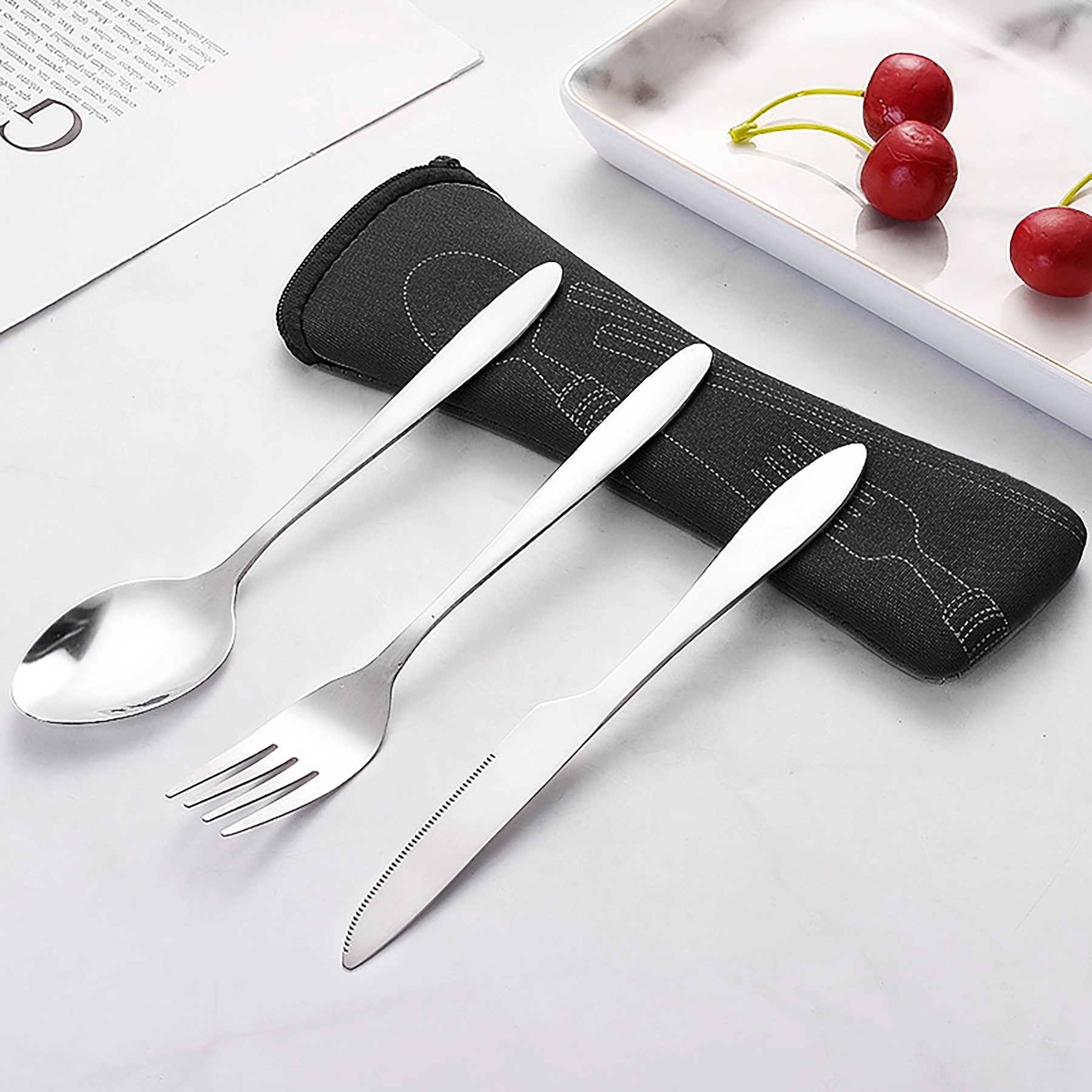 Reusable Flatware Sets Knife Fork Spoon 4