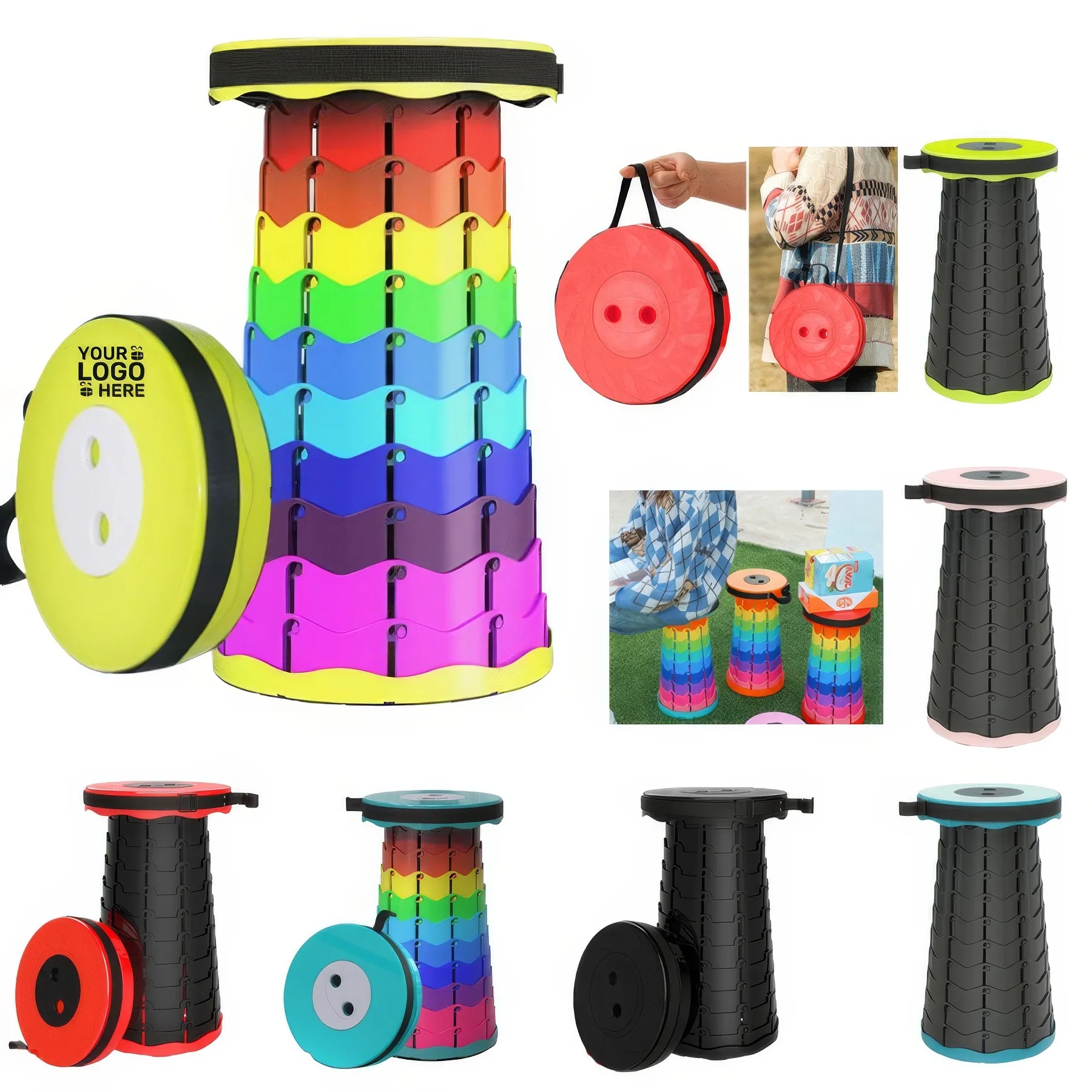 Upgraded Foldable Stool Thickened 3
