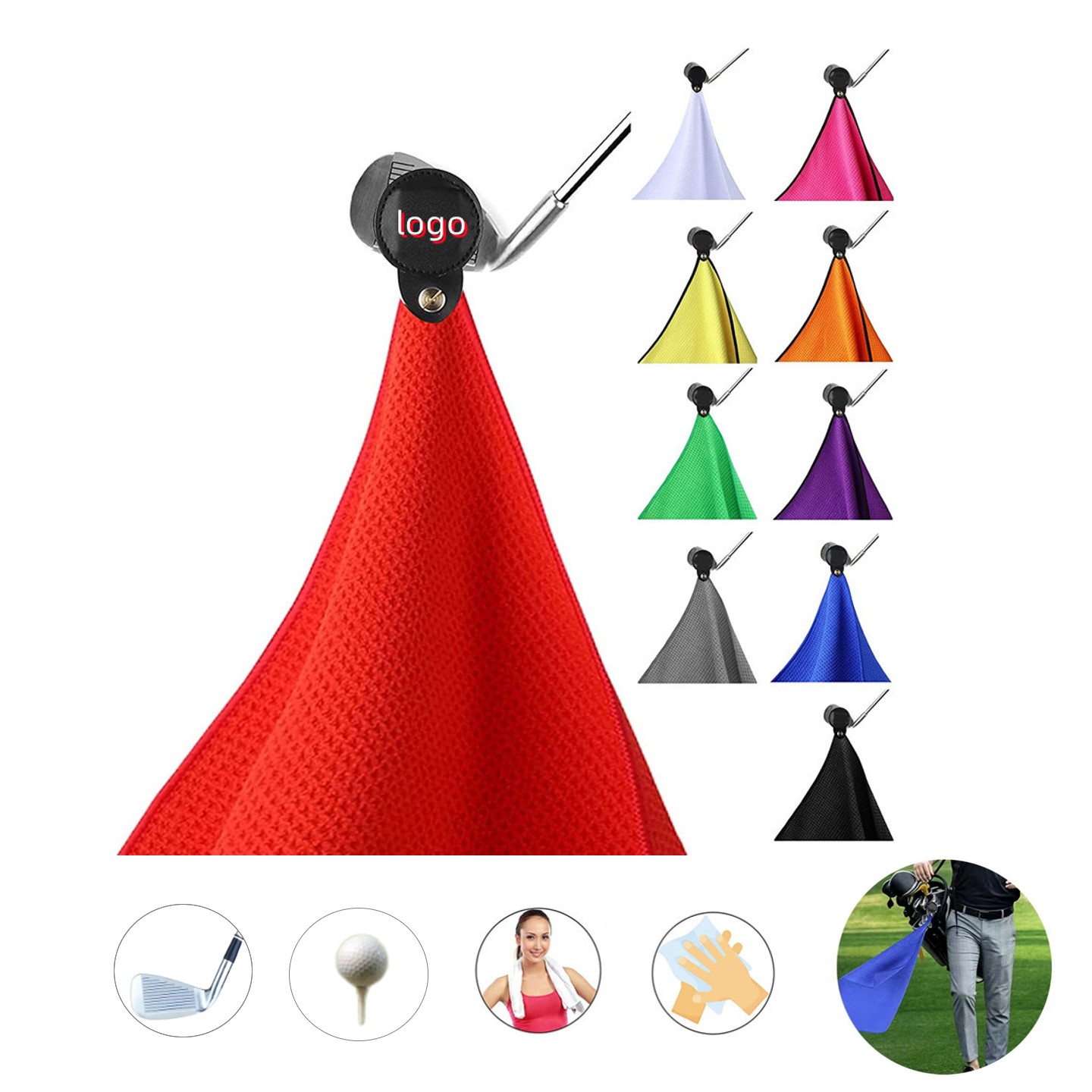 Magnetic Golf Towel 1