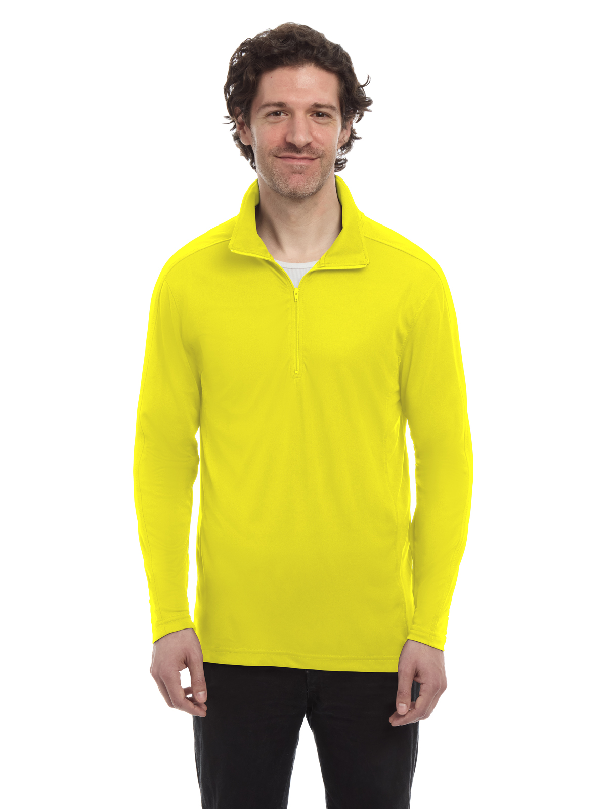 Blue Generation - Men's Pocketless 1/4-Zip Long Sleeve Pullover 12