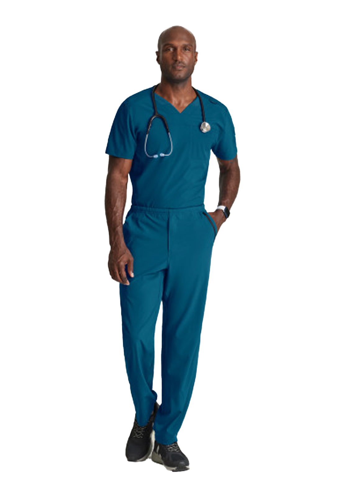 Barco One - Men's Two-Pocket V-Neck Velocity Scrub Top 21
