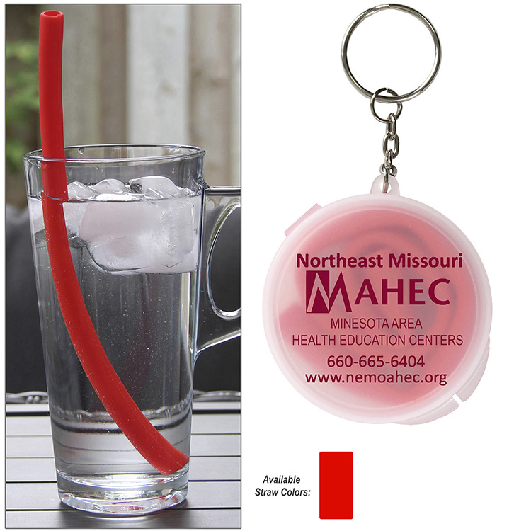 “Eco-Straw” 10” Reusable Silicone Straw