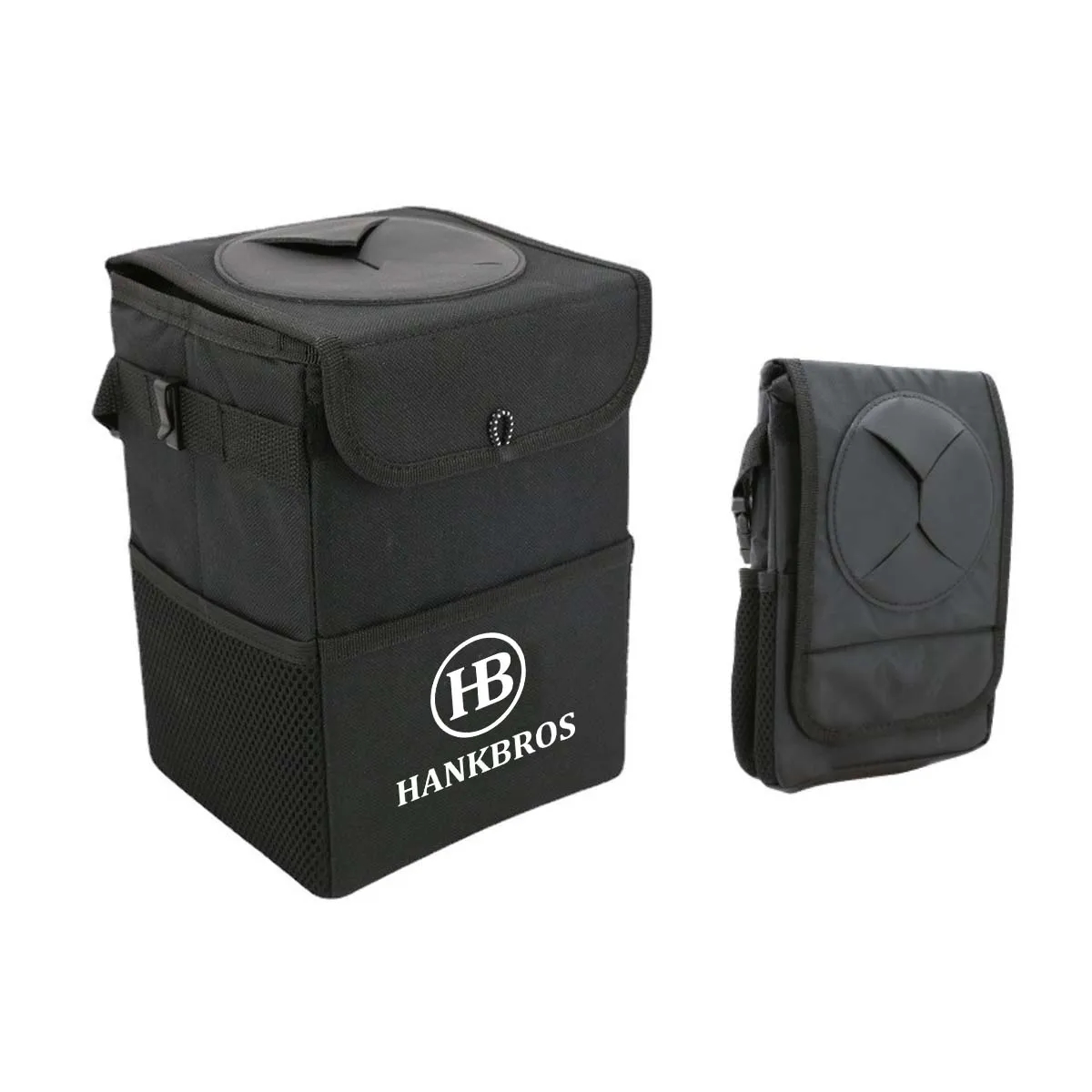 Foldable Car Trash Bag with Lid 1