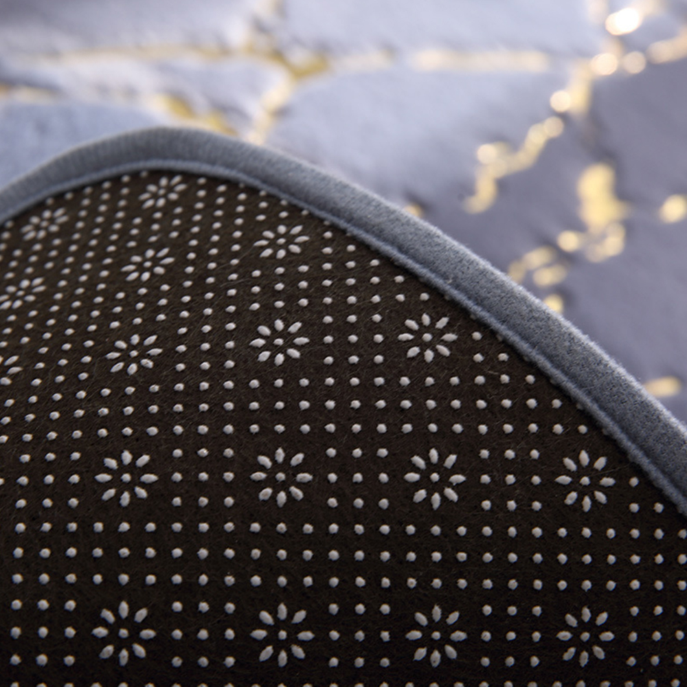 Gilding nonslip plush carpet absorbent floor mat 3