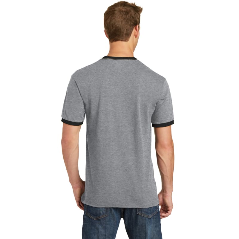 Port & Company Core Cotton Ringer Tee. 13