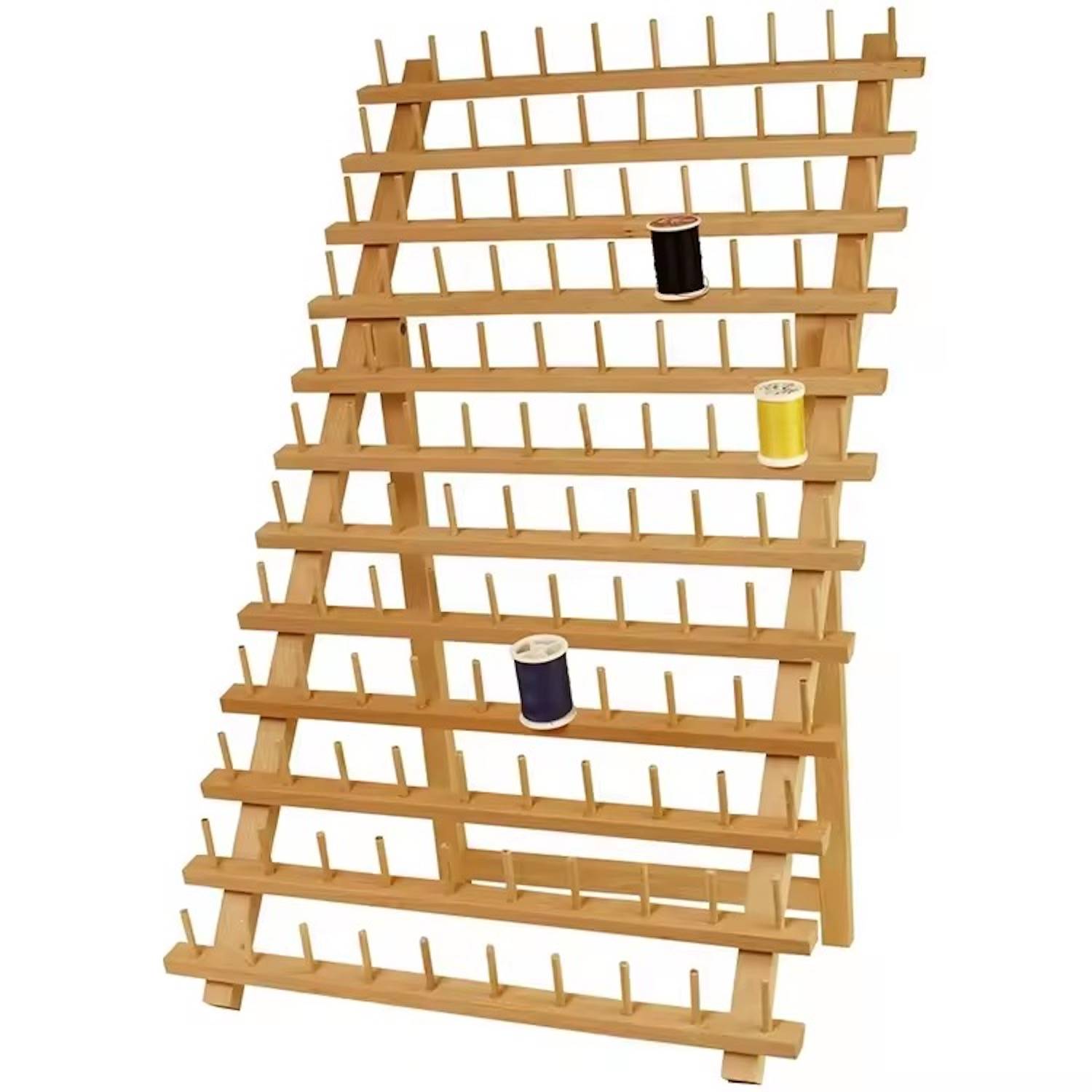 Wooden 120-Spool Sewing and Embroidery Thread Rack 3