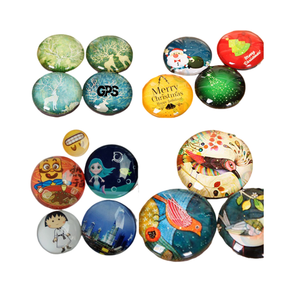 Crystal Glass Fridge Magnet