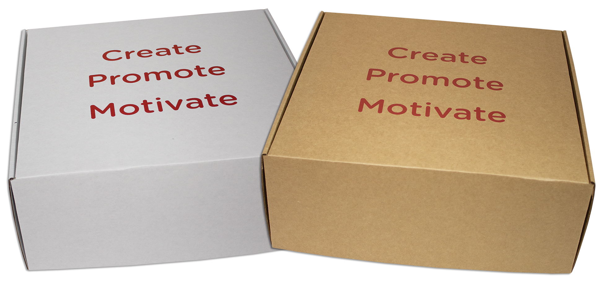 12" x 12" x 5" - E-Flute Outside Tuck Box 1