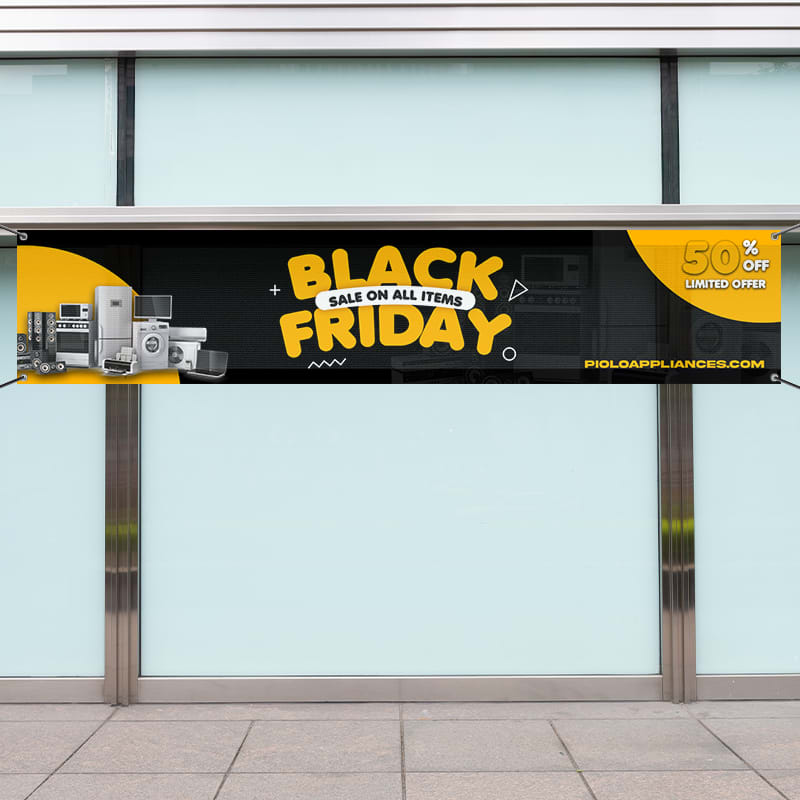 Custom 3' X 15' Mesh Banner 9