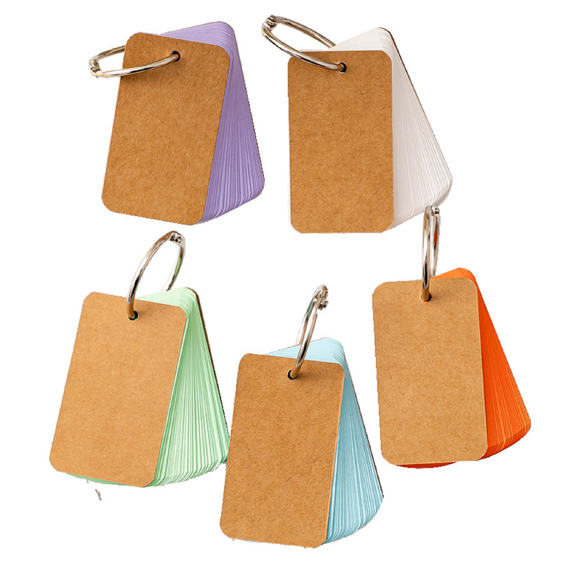 Colorful Blank Flash Cards 3