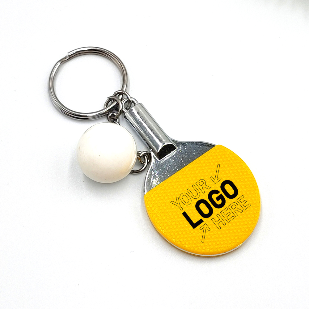 Table Tennis Racket Keychain 8