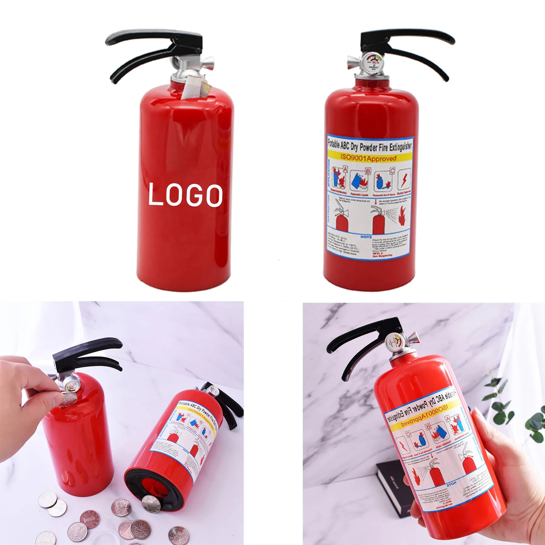 Fire Extinguisher Piggy Coin Money Bank 5